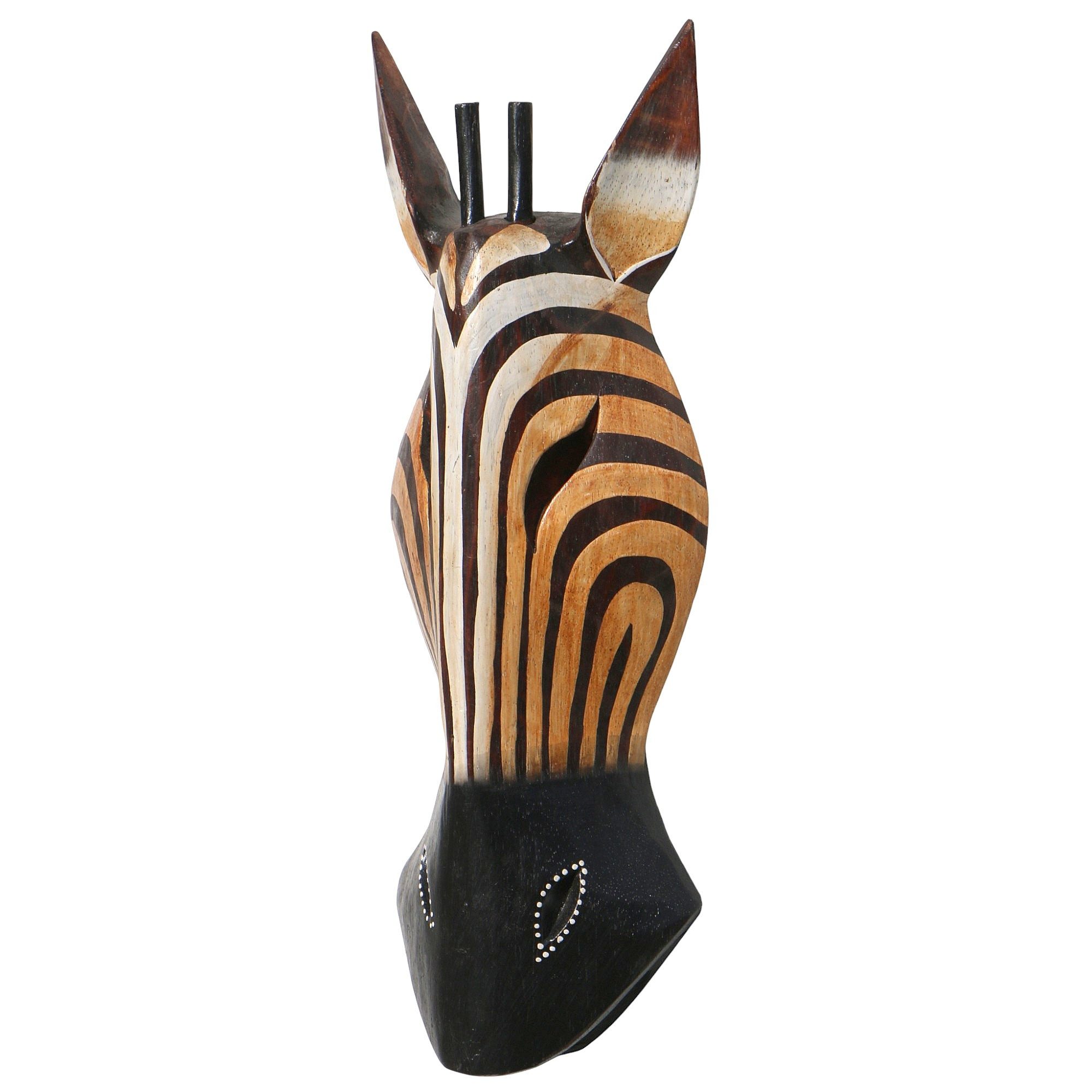 Wogeka Wanddekoobjekt Tier-Maske Gazelle Antilope 40 zum Aufhängen Afrika Wanddeko