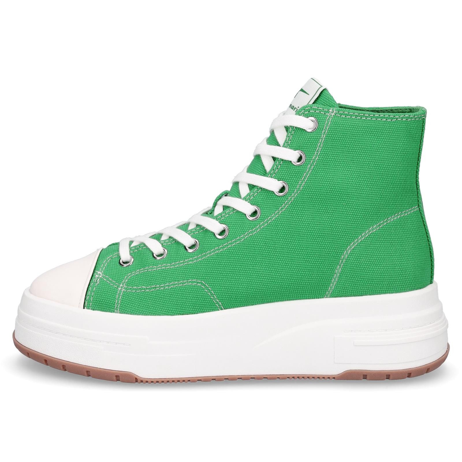 Tamaris Tamaris Damen Canvas Plateau Sneaker grün Sneaker