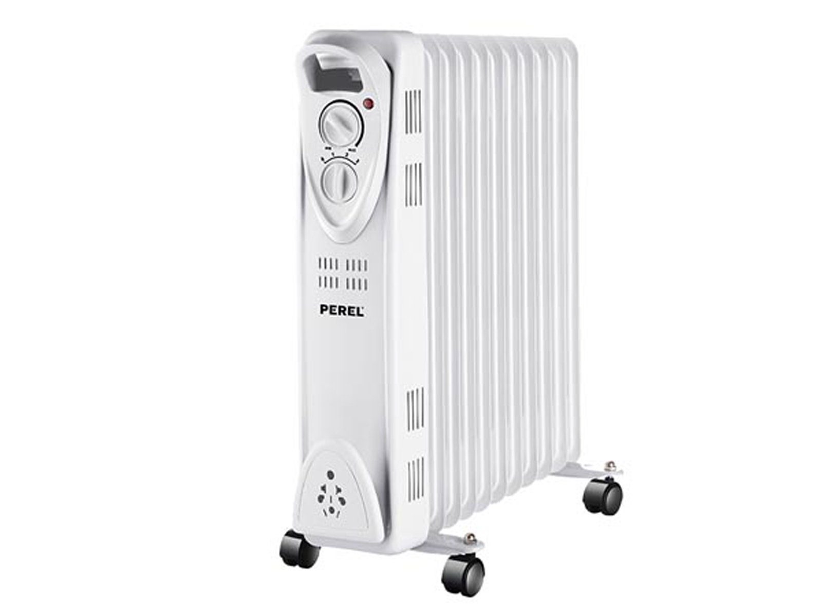 PEREL Ölradiator, 2500 W, Elektro-Radiator 11 Rippen Heizradiator elektrisch mobil Stromheizung