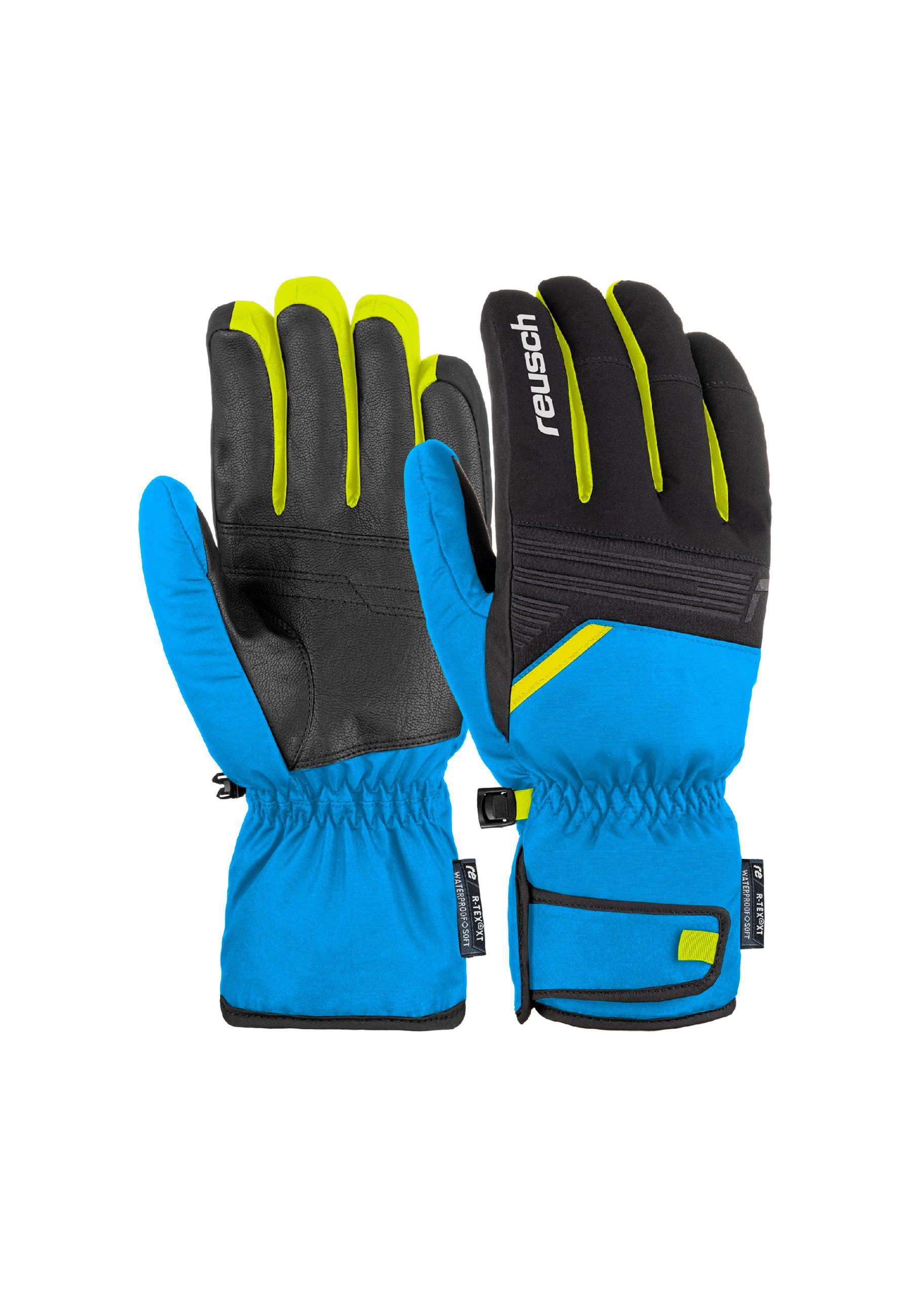 Reusch Skihandschuhe Bradley R-TEX® XT in schickem Design blau-schwarz