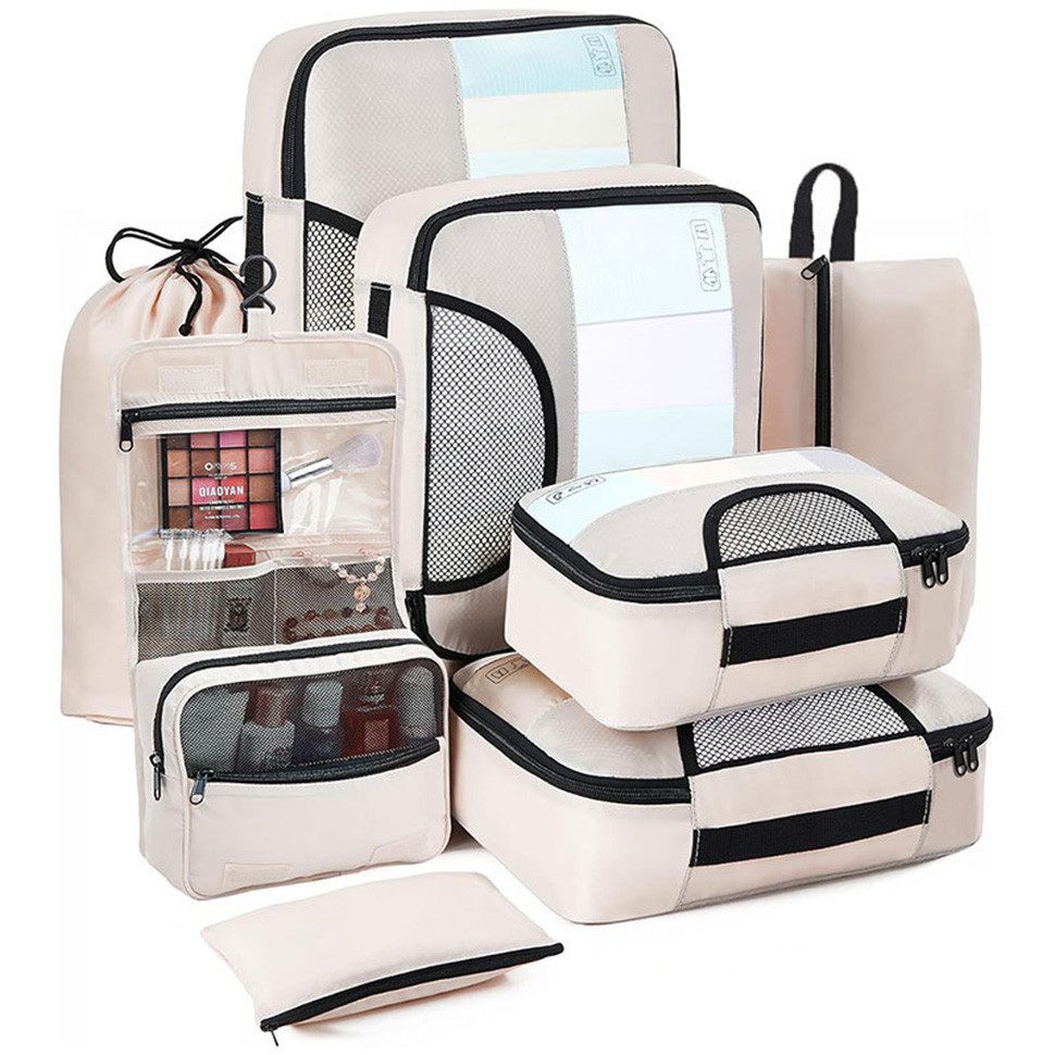 Coonoor Kofferorganizer 8 Teilige Aufbewahrungsbeutel-Set, Kleidertaschen, günstig online kaufen