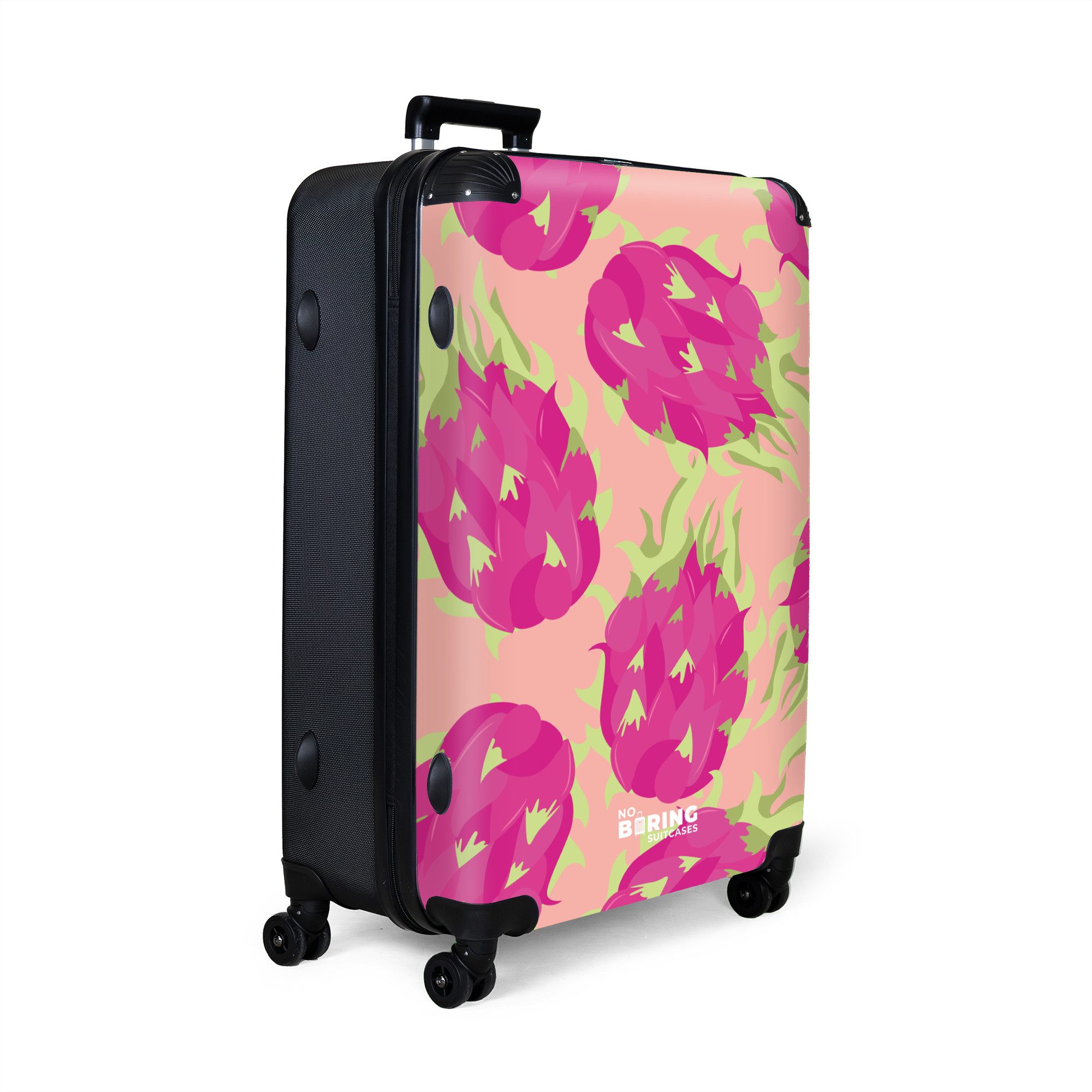 NoBoringSuitcases.com© Hartschalen-Trolley Orange mit Estragonfrucht 77 günstig online kaufen