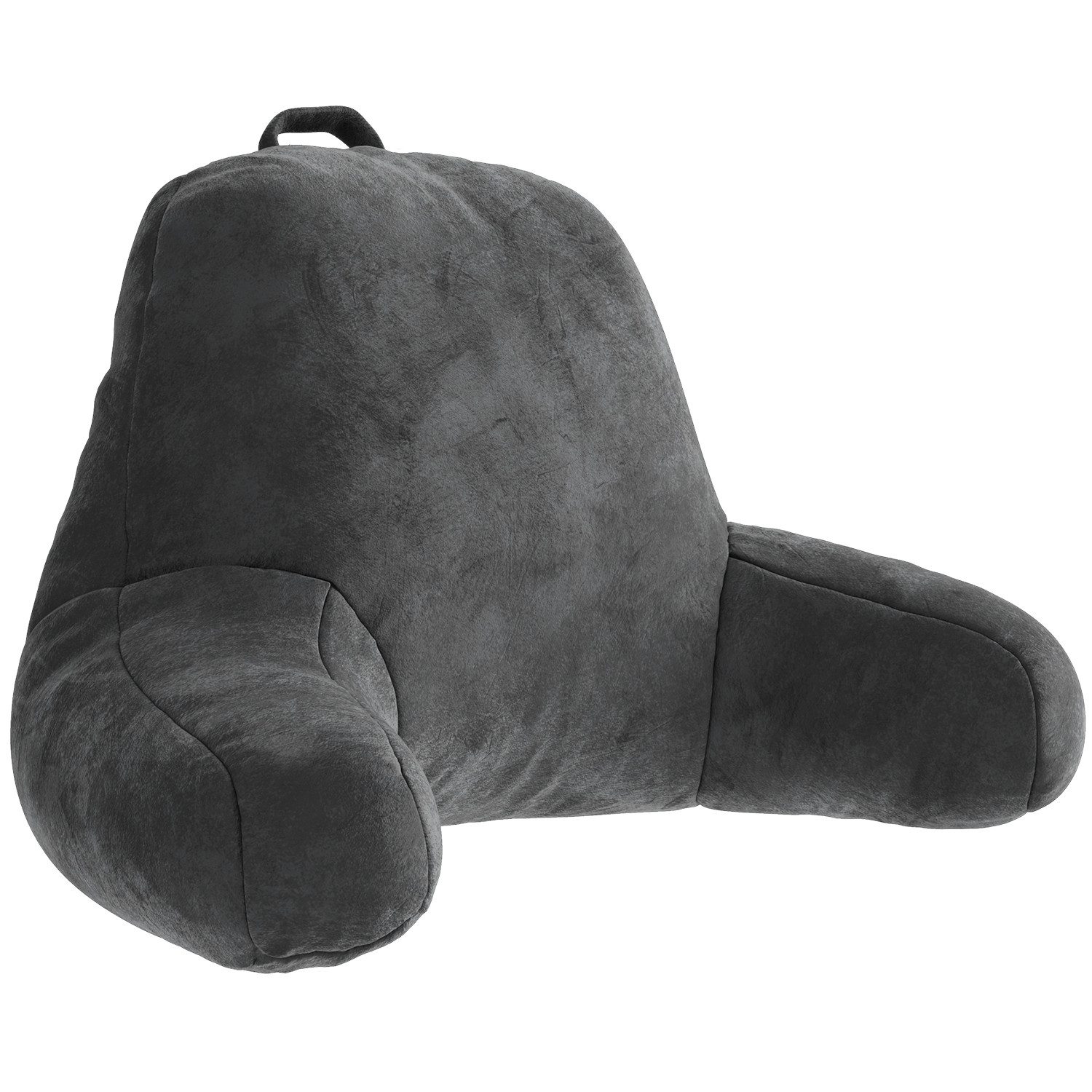 ELONEO Rückenkissen mit Armlehnen für Bett & Sofa, waschbarer & abnehmbarer Bezug