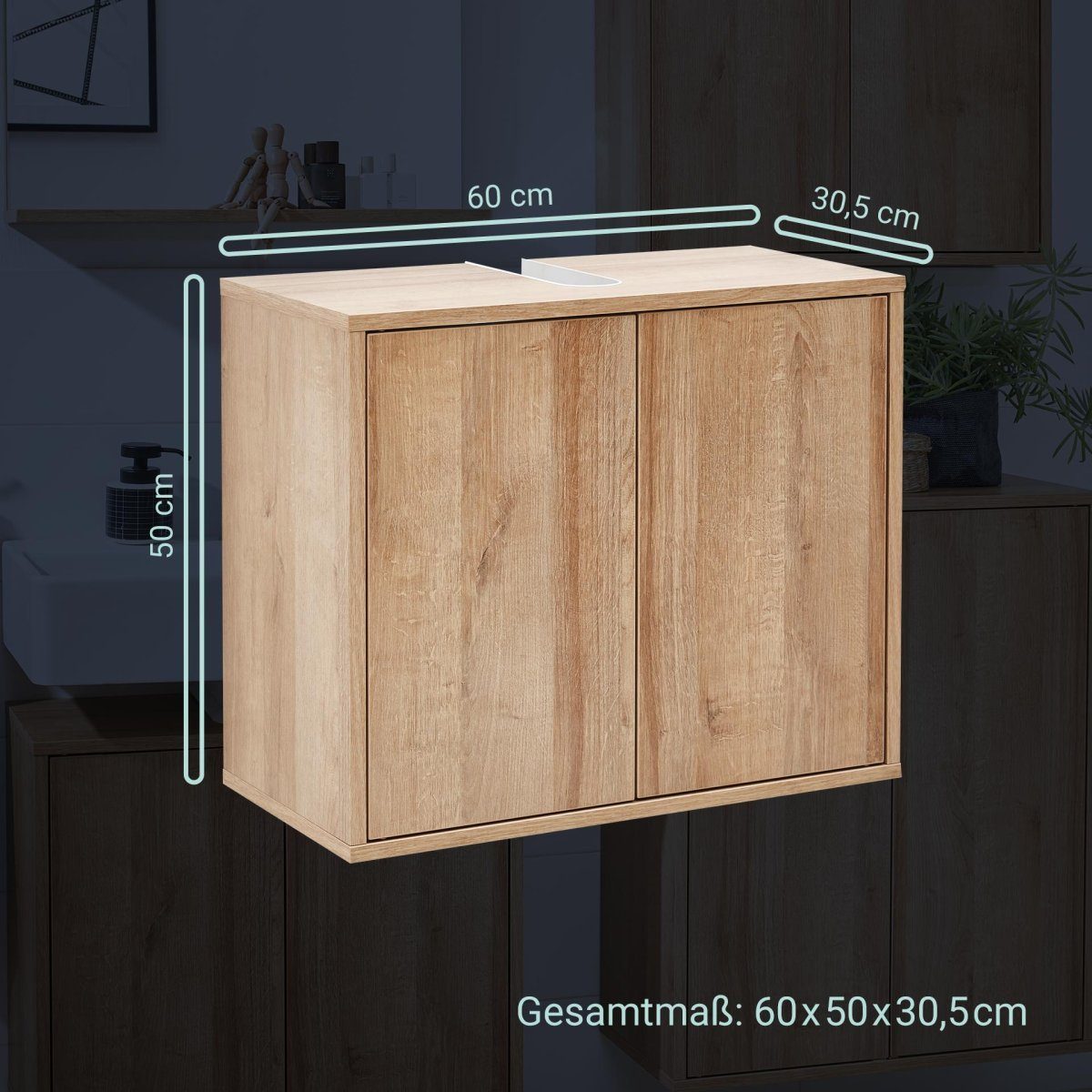FACKELMANN Waschbeckenunterschrank Waschbeckenunterschrank FINN – Bild 5 von 5