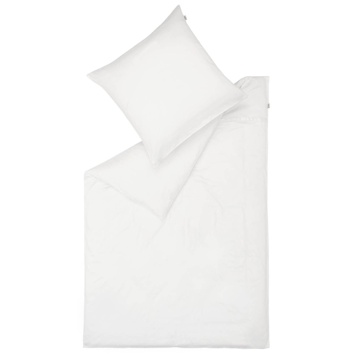 SCHÖNER WOHNEN-Kollektion Bettwäsche PURE 2.0 Ganzjahresbettwäsche, Baumwolle, 1 teilig, 135x200 + 80x80 in Weiß