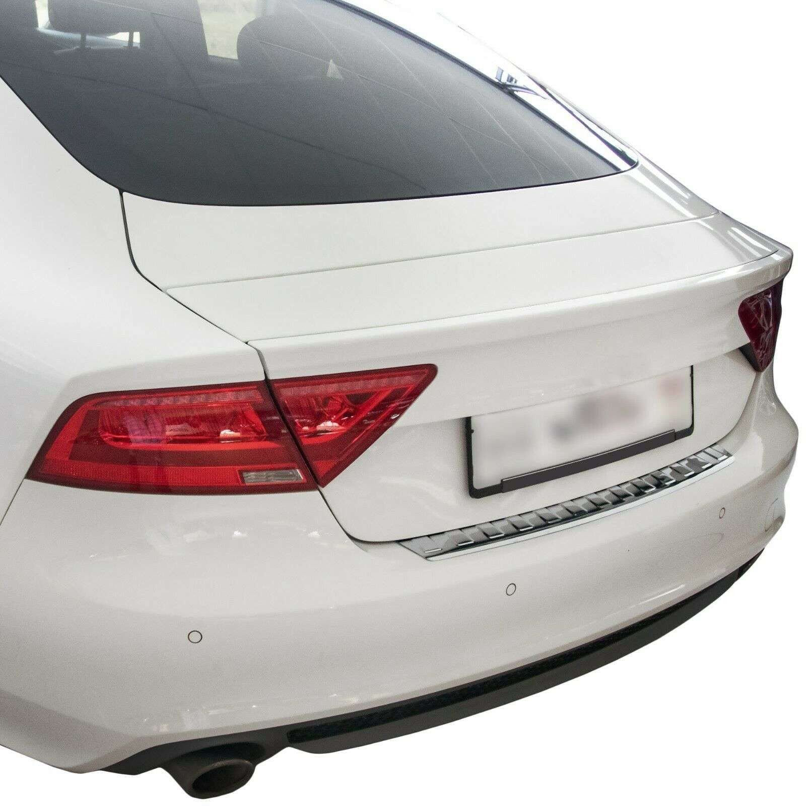 RECAMBO Ladekantenschutz für AUDI A7, TYP 4G, 2010-2018 Stoßstangenschutz, V2A rostfrei, Exklusive Optik, praktischer Schutz & perfekte Passform