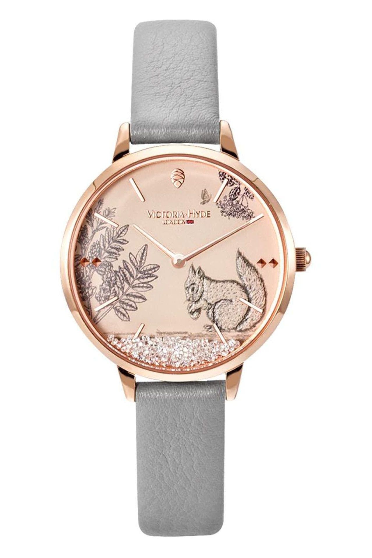 Victoria Hyde Quarzuhr Victoria Hyde Forest Fairytale Animal Damen Basic Lederarmband, (1-tlg., Kein Set)