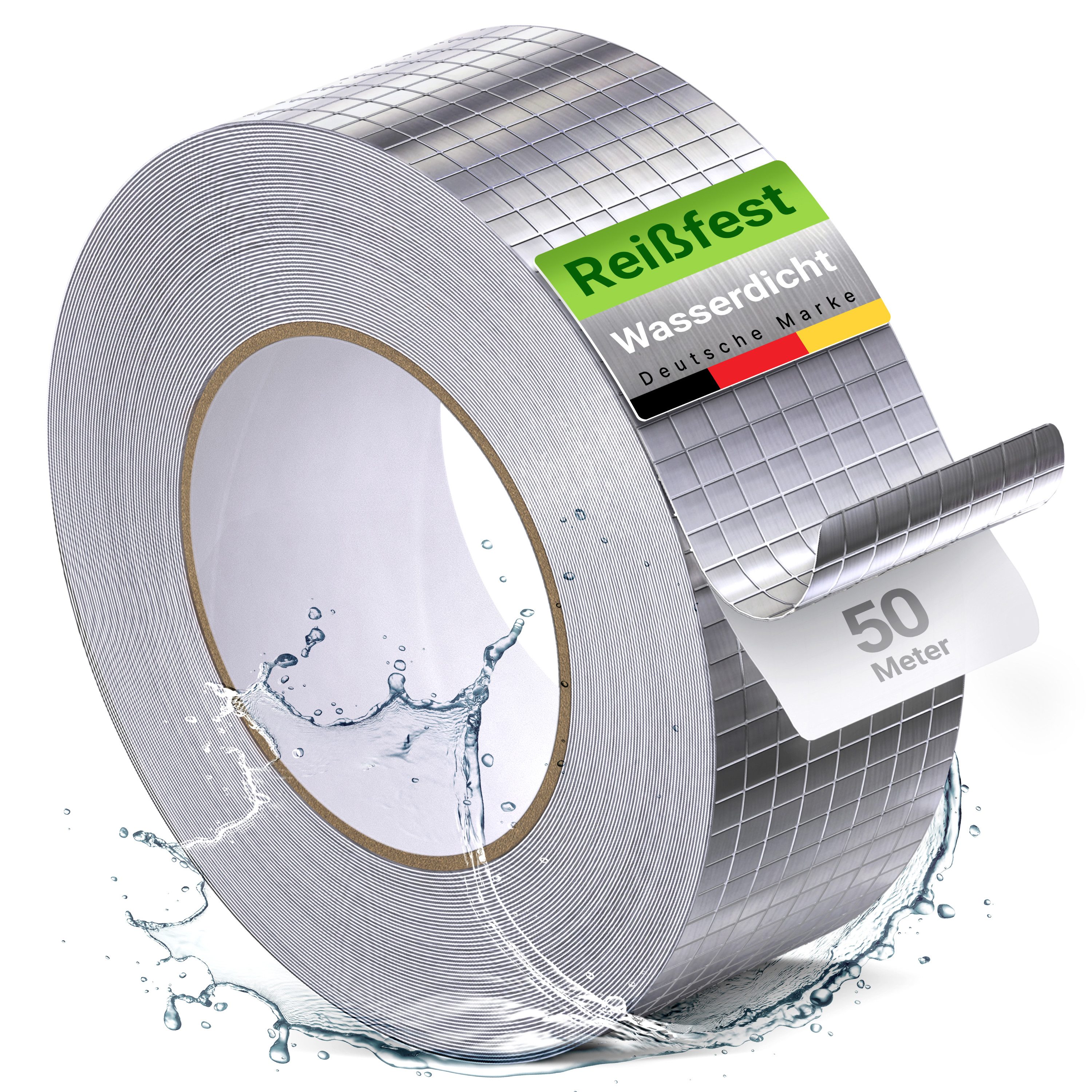varivendo Dampfsperrklebeband Aluminium Klebeband netzverstärkt 48mm günstig online kaufen