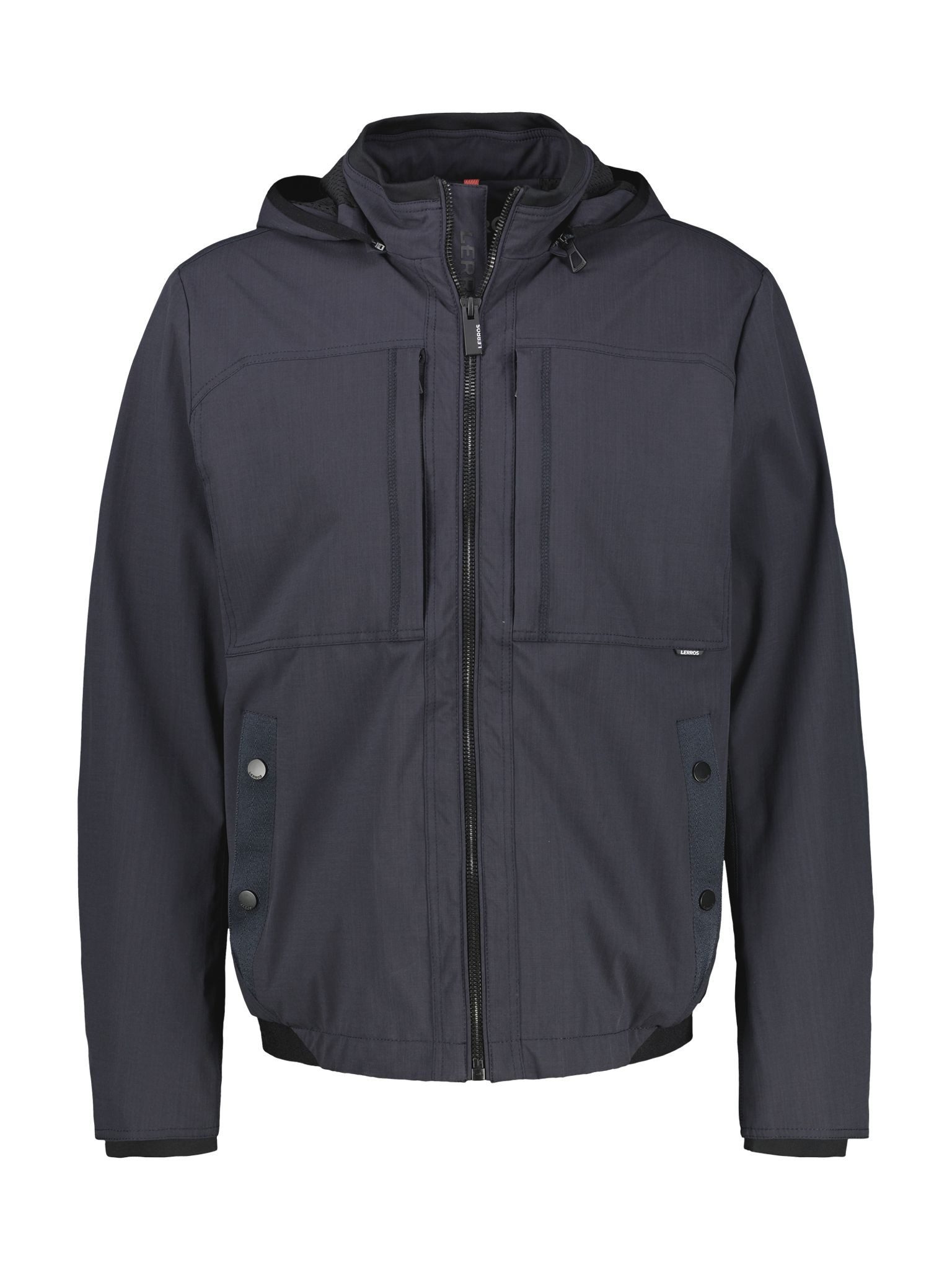 Outdoorjacke Leichte Funktionsjacke mit abnehmbarer Kapuze