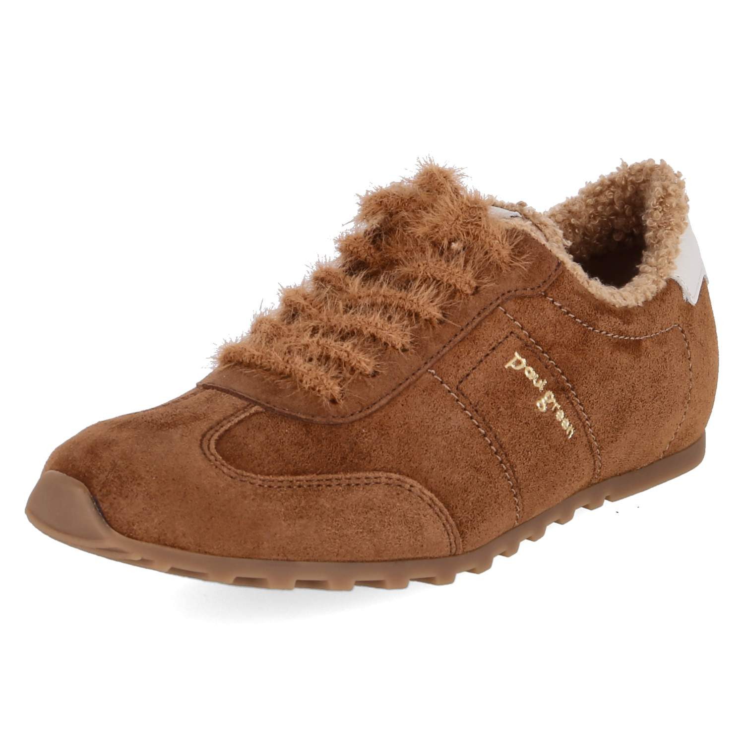 Paul Green Paul Green 5551-002 Damen Rauleder brown Schnürschuh