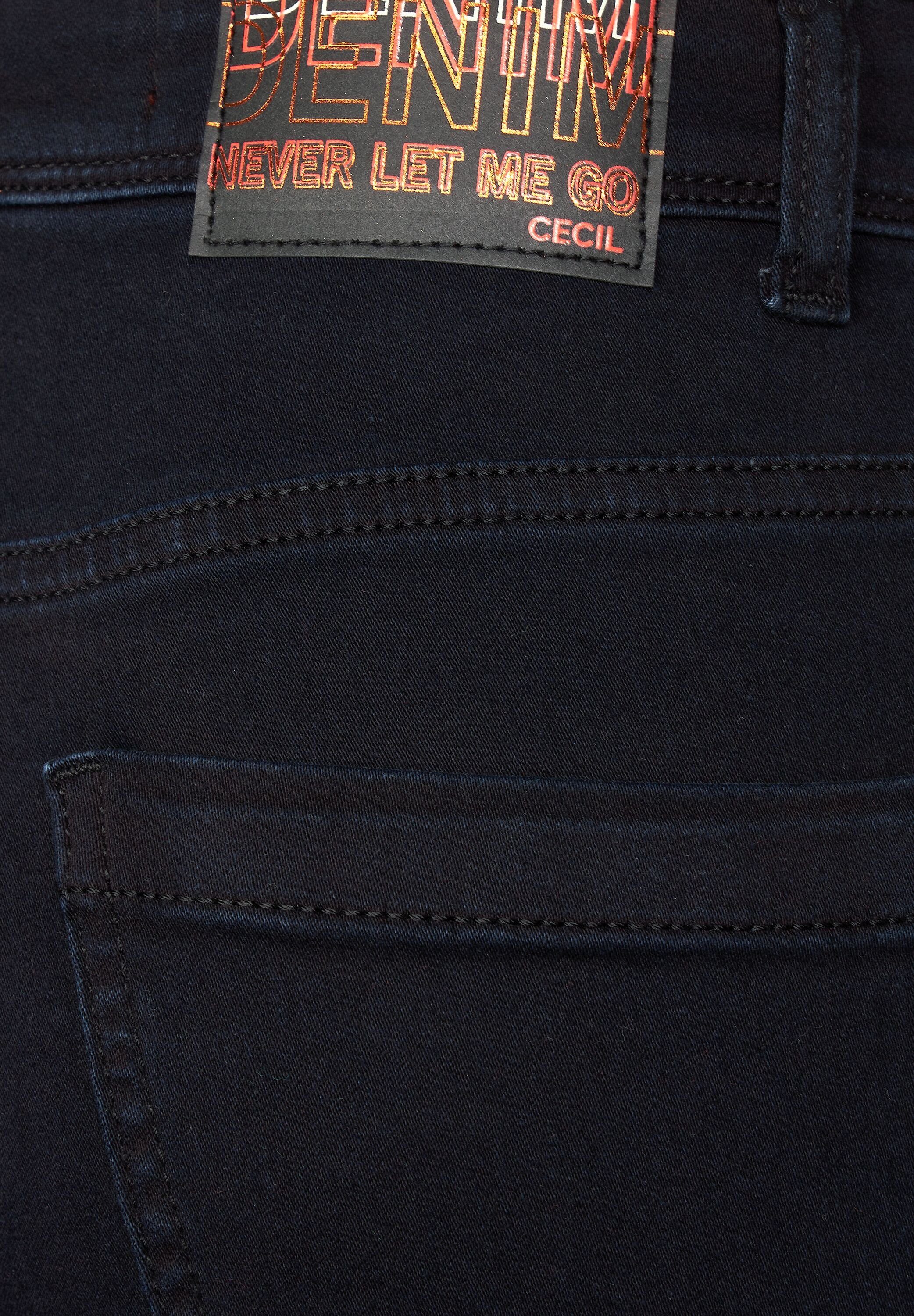 Glanz leichtem Slim-fit-Jeans mit Cecil