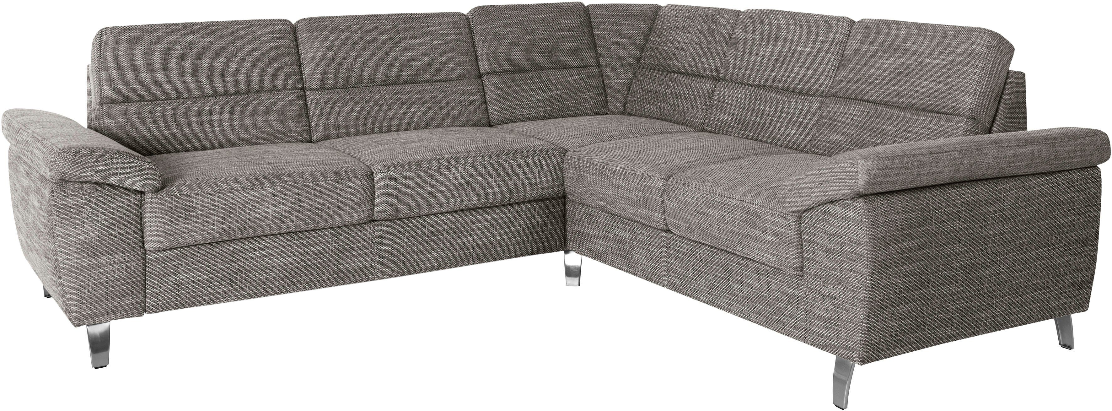 sit&more Ecksofa "Sorano L-Form" wahlweise mit Bettfunktion und Bettkasten günstig online kaufen