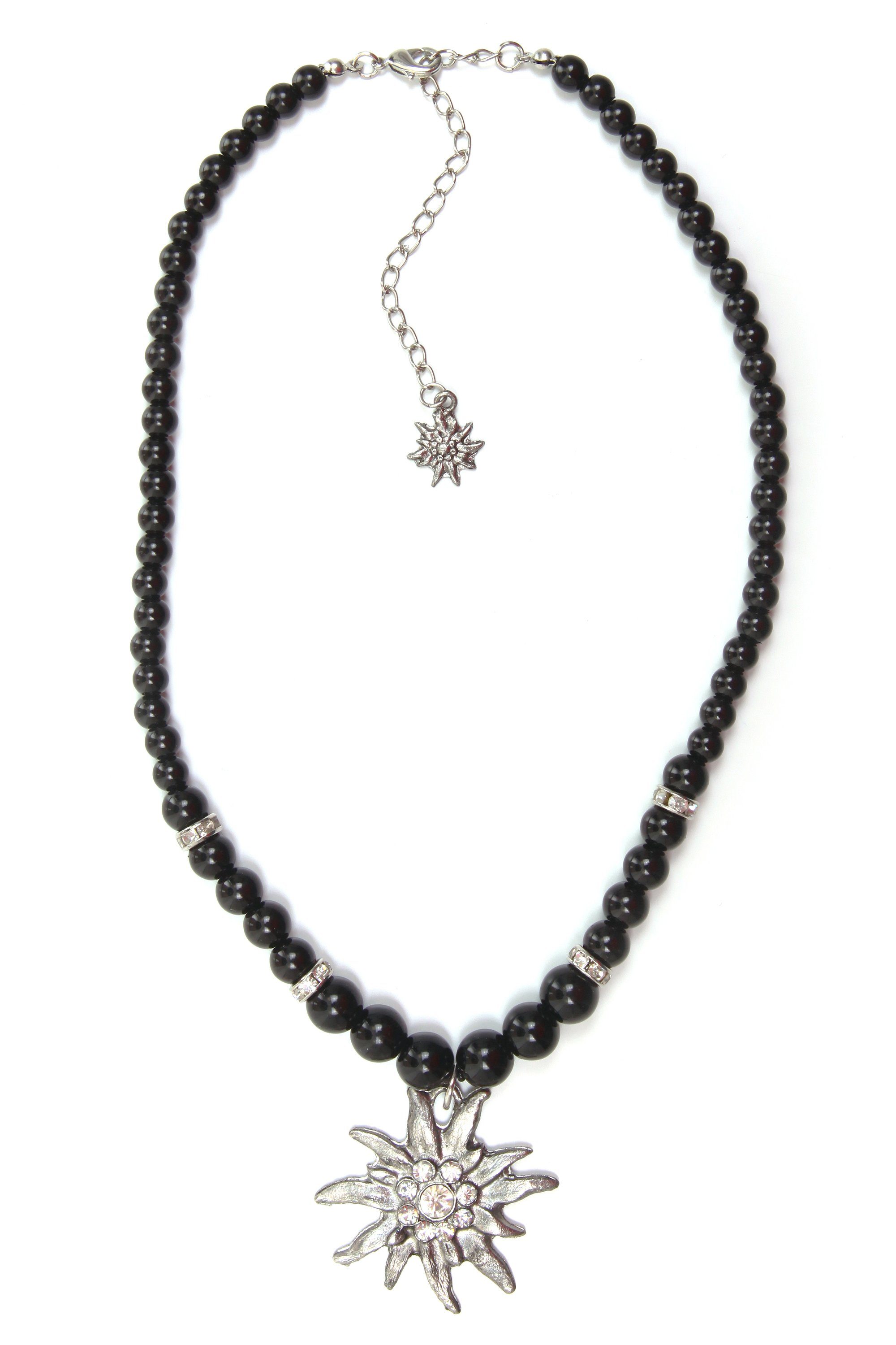 Allgäu Rebell Collier Heidi, mit Edelweiß Anhänger