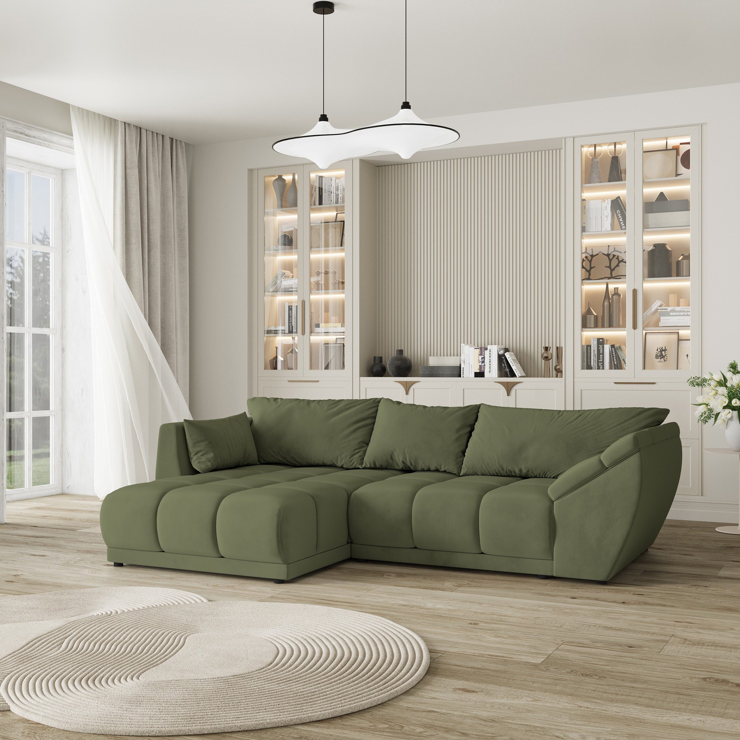 Masseno Ecksofa ORENTI mit Schlaffunktion L-Form, günstig online kaufen