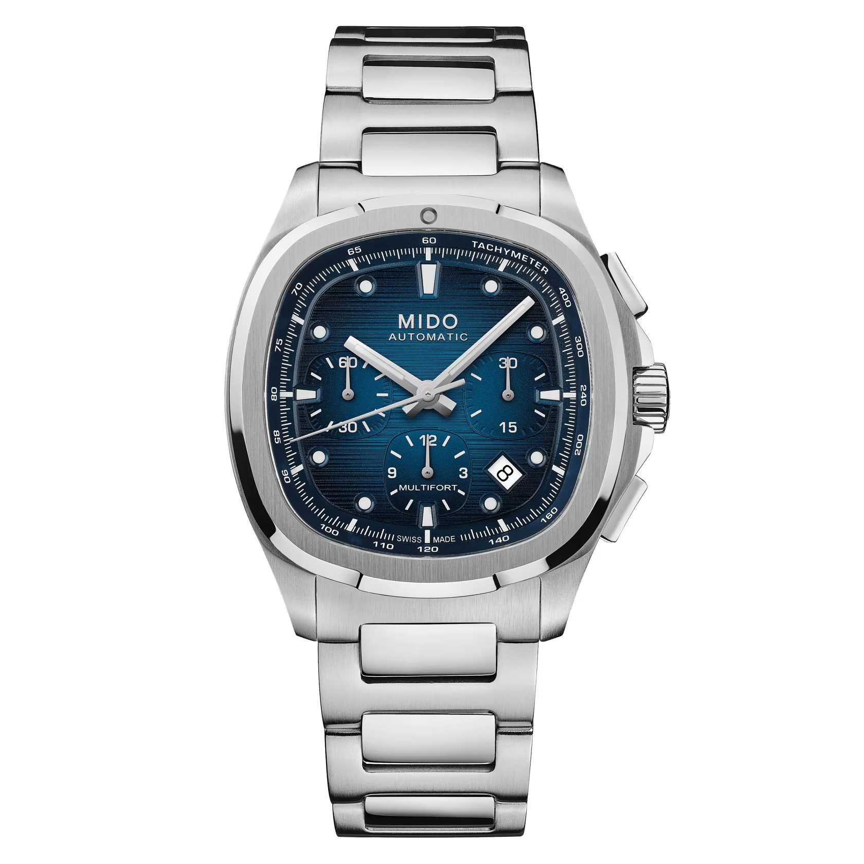 Mido Schweizer Uhr Herrenuhr MIDO Multifort TV Chronograph Automatik mit Wechselarmband