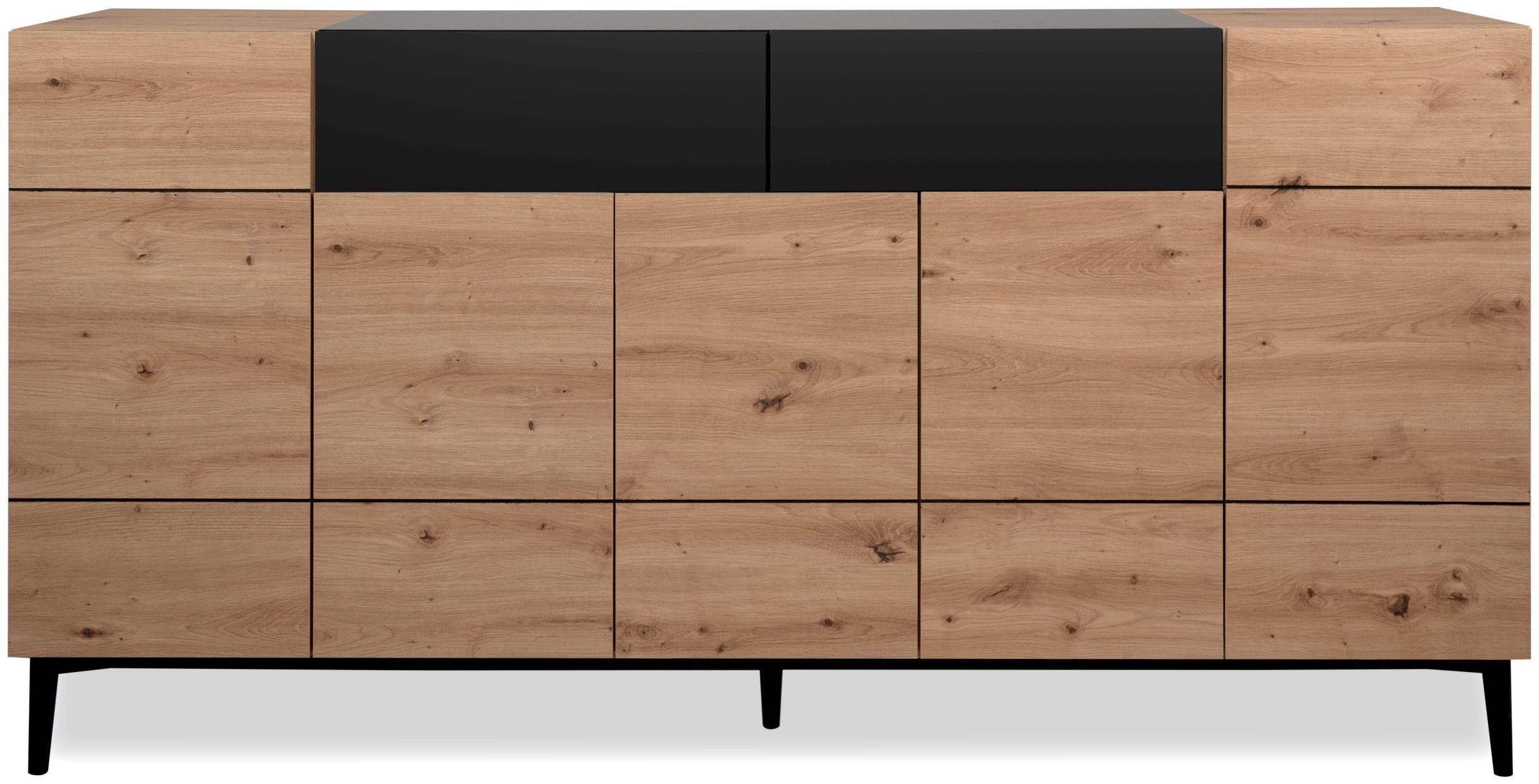 Finori Sideboard, Artisan Oak / Schwarz B x H x T ca. 180 x 90 x 42 cm