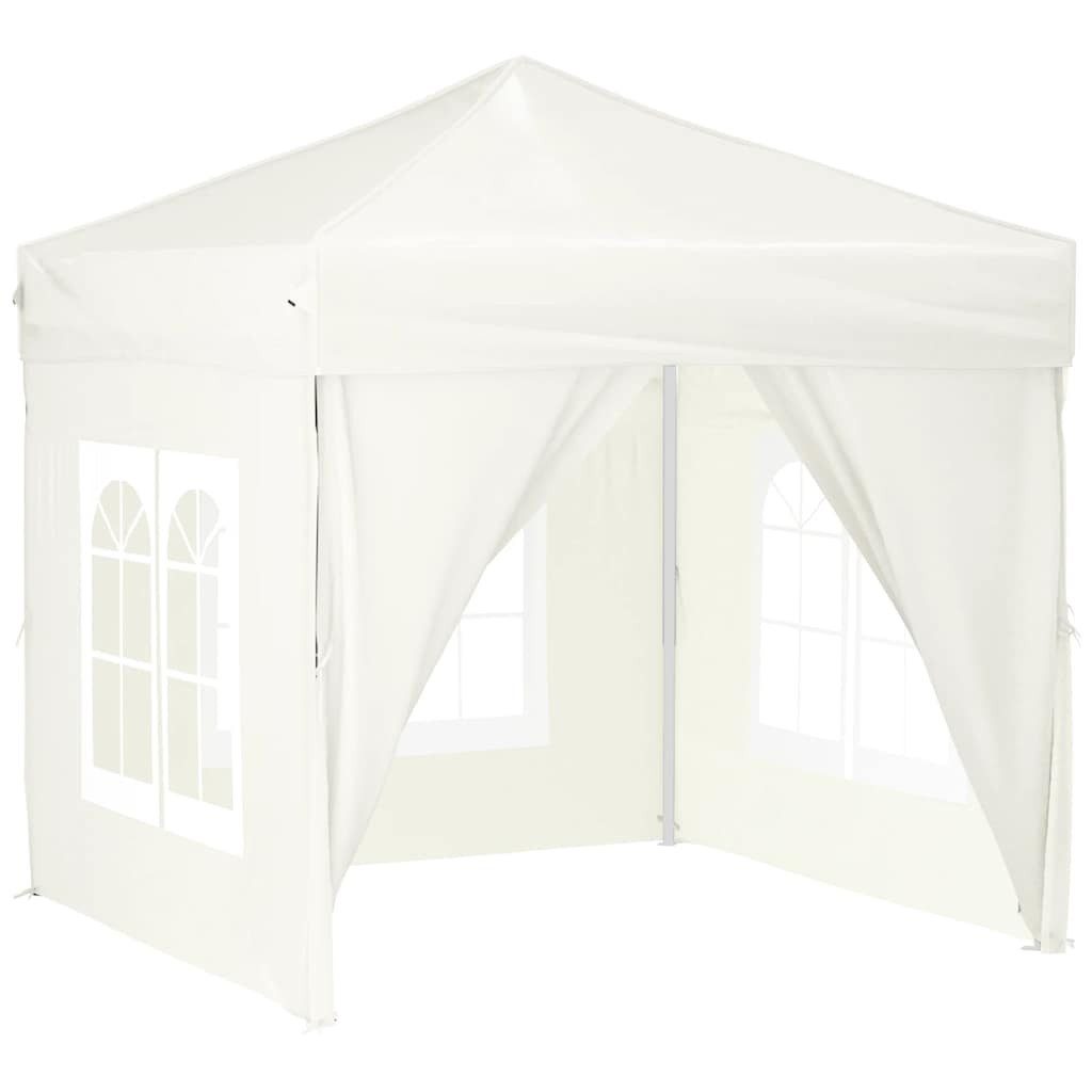 furnicato Partyzelt Faltbares Creme 197,5 x 197,5 x 234 cm
