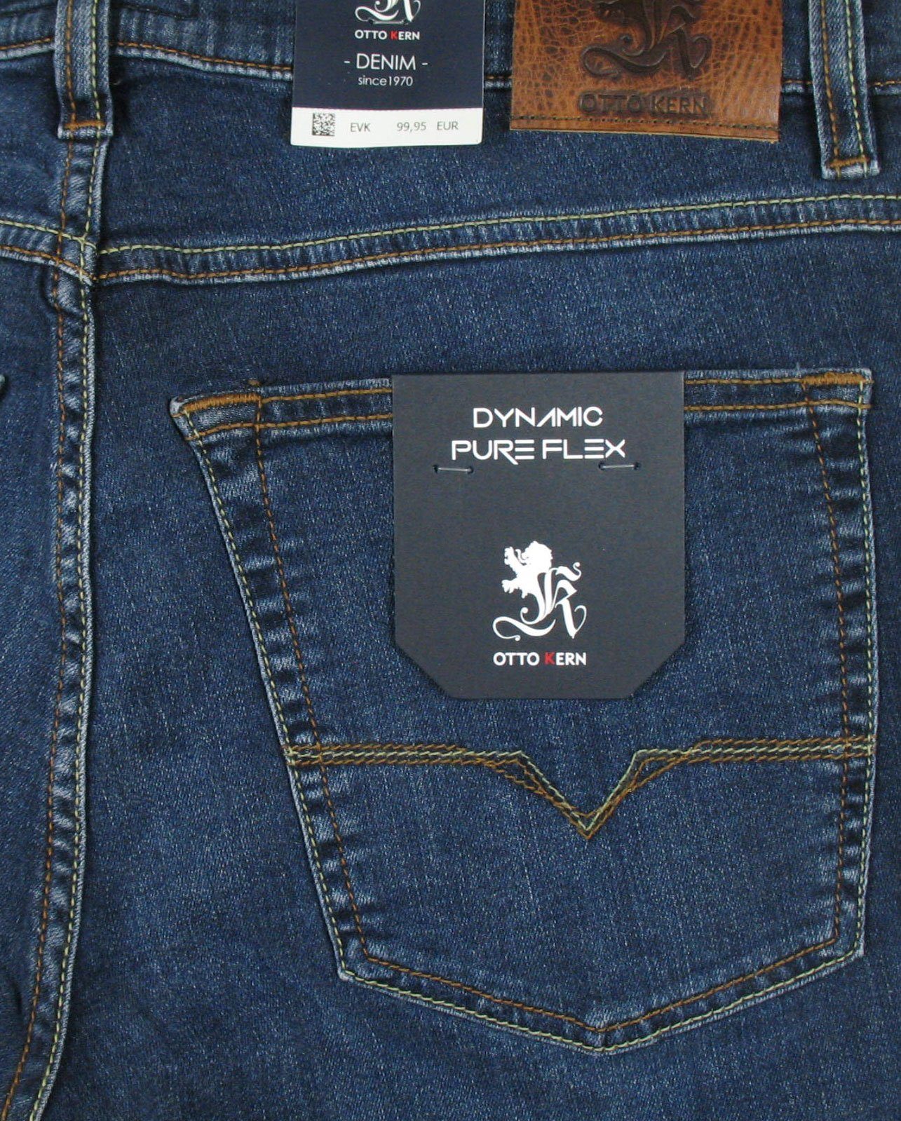 Otto Kern Kern 5-Pocket-Jeans John Denim Dark Pure Flex Blue Stone