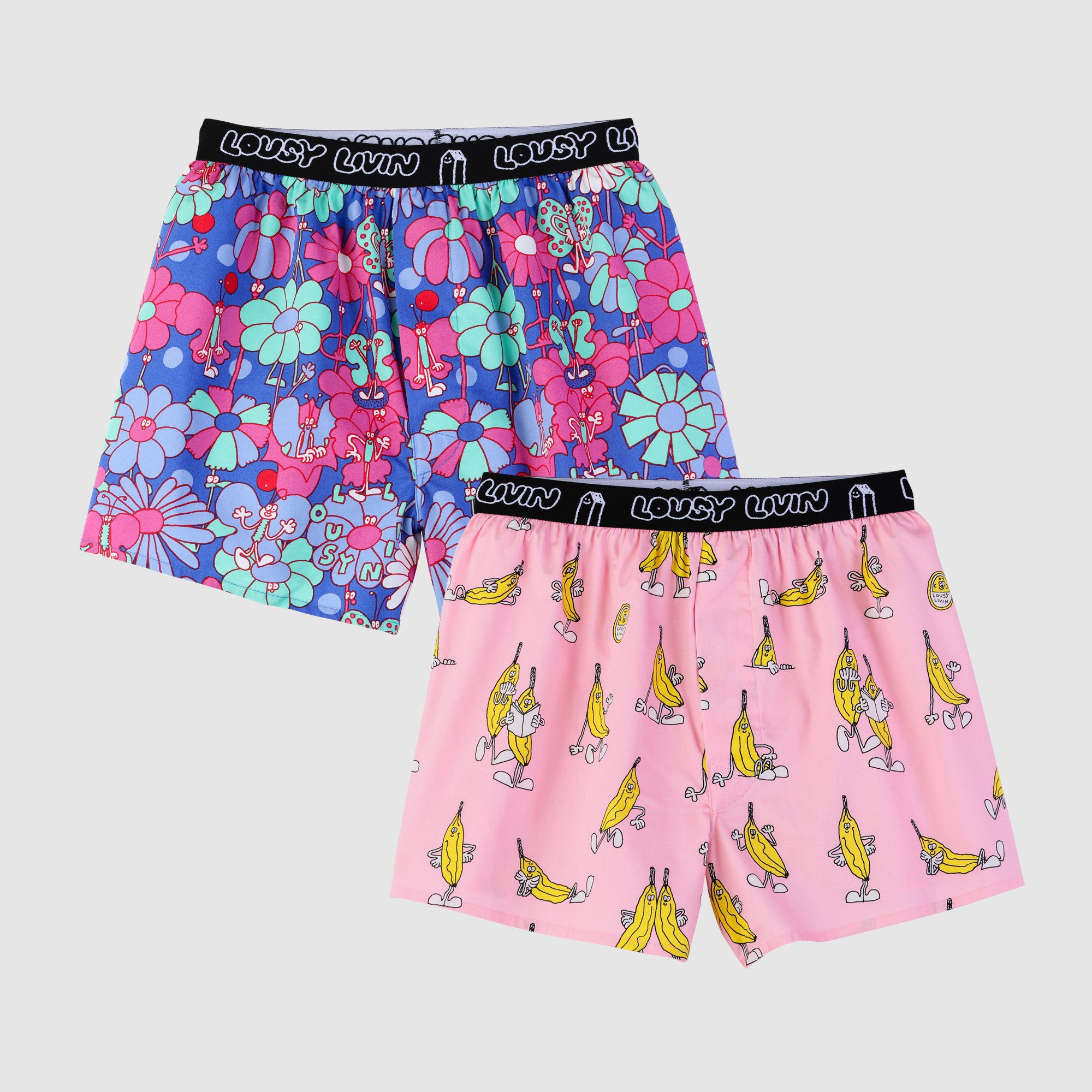 Lousy Livin Boxershorts Lousy Livin 2Pack günstig online kaufen