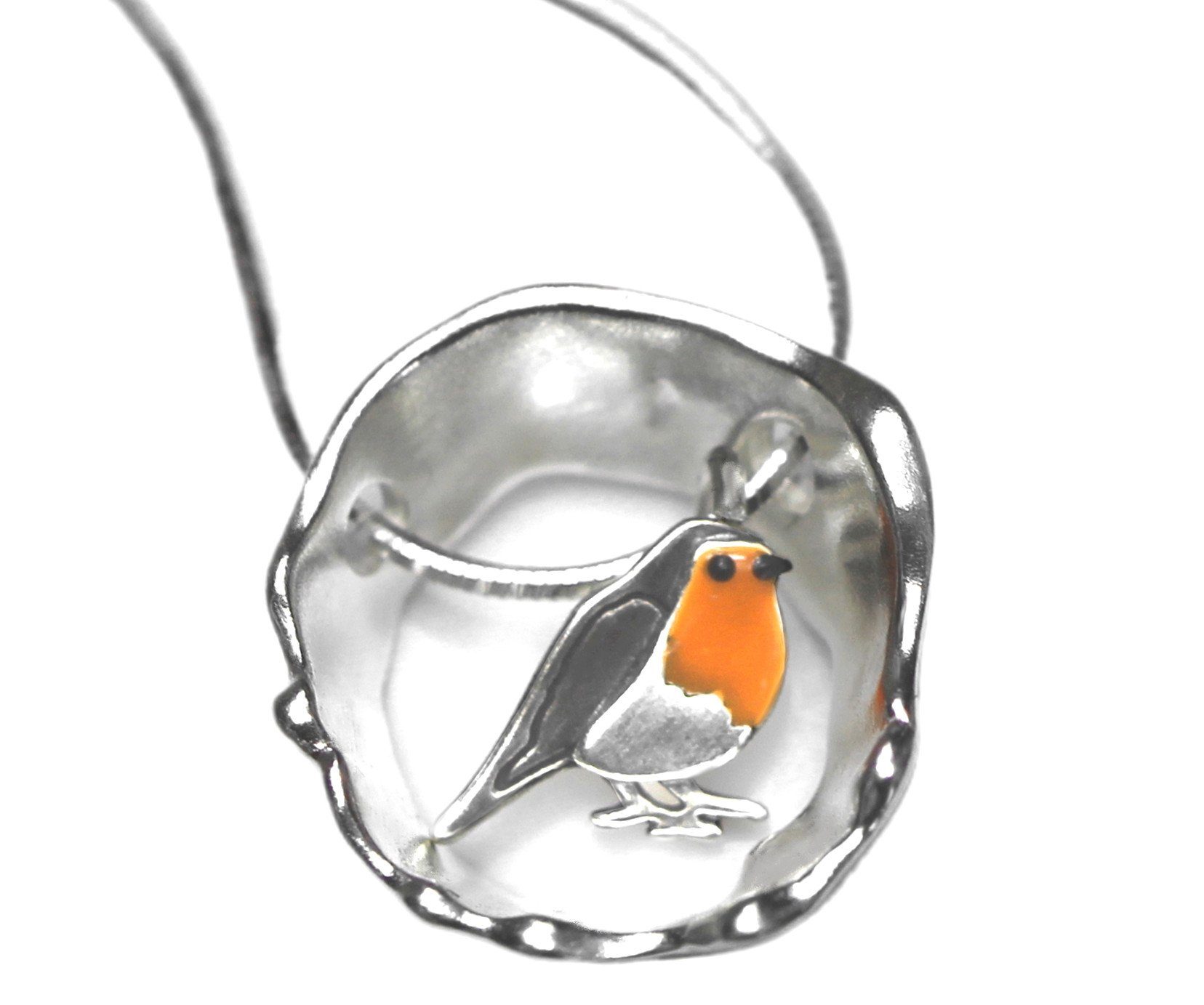 Villa Sorgenfrei Schmuckmanufaktur Silberkette Rotkehlchen Kette. 925 Sterl günstig online kaufen