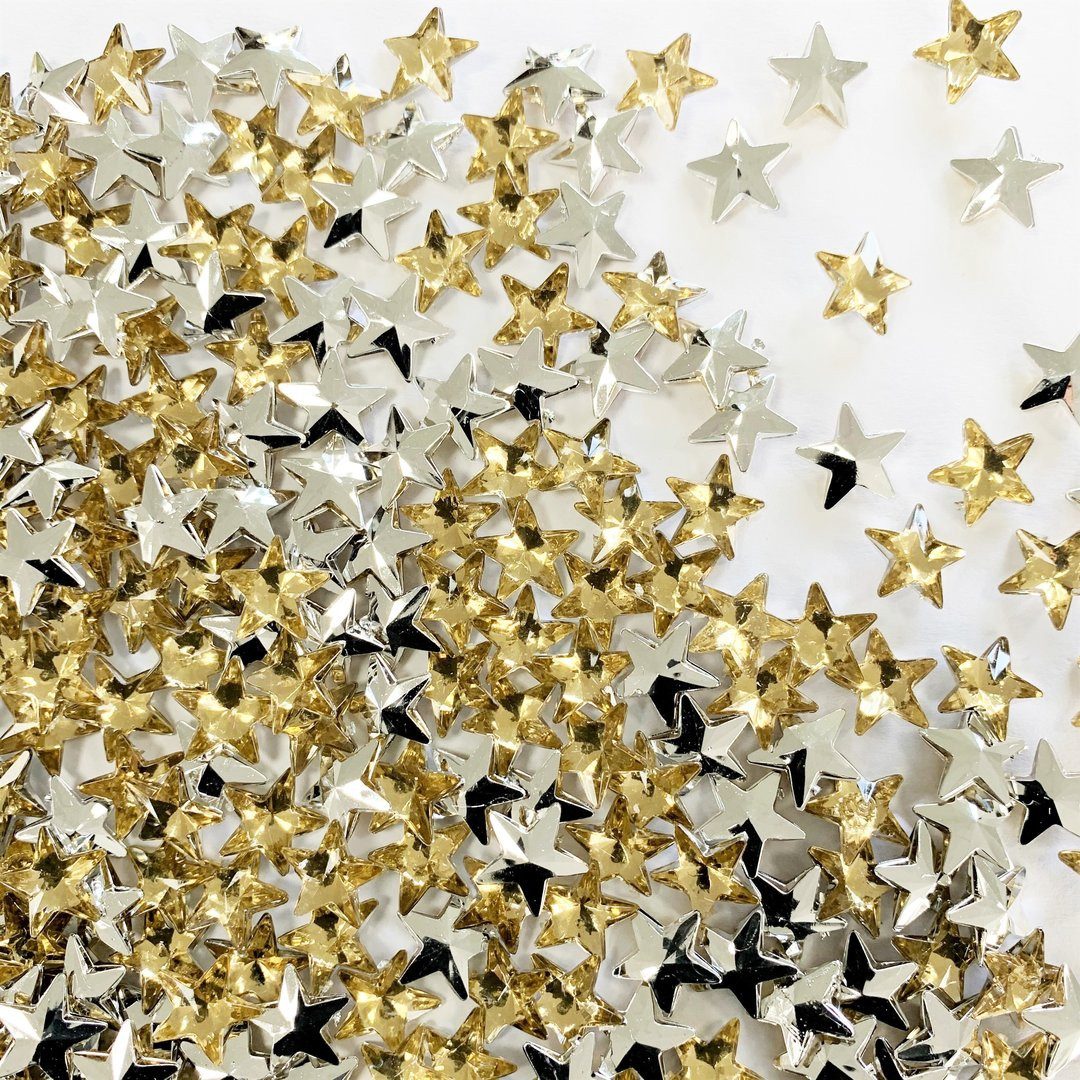 Eurosand Streudeko Deco SPIEGELSTERNE, Kunststoff, 15mm. 100ml.
