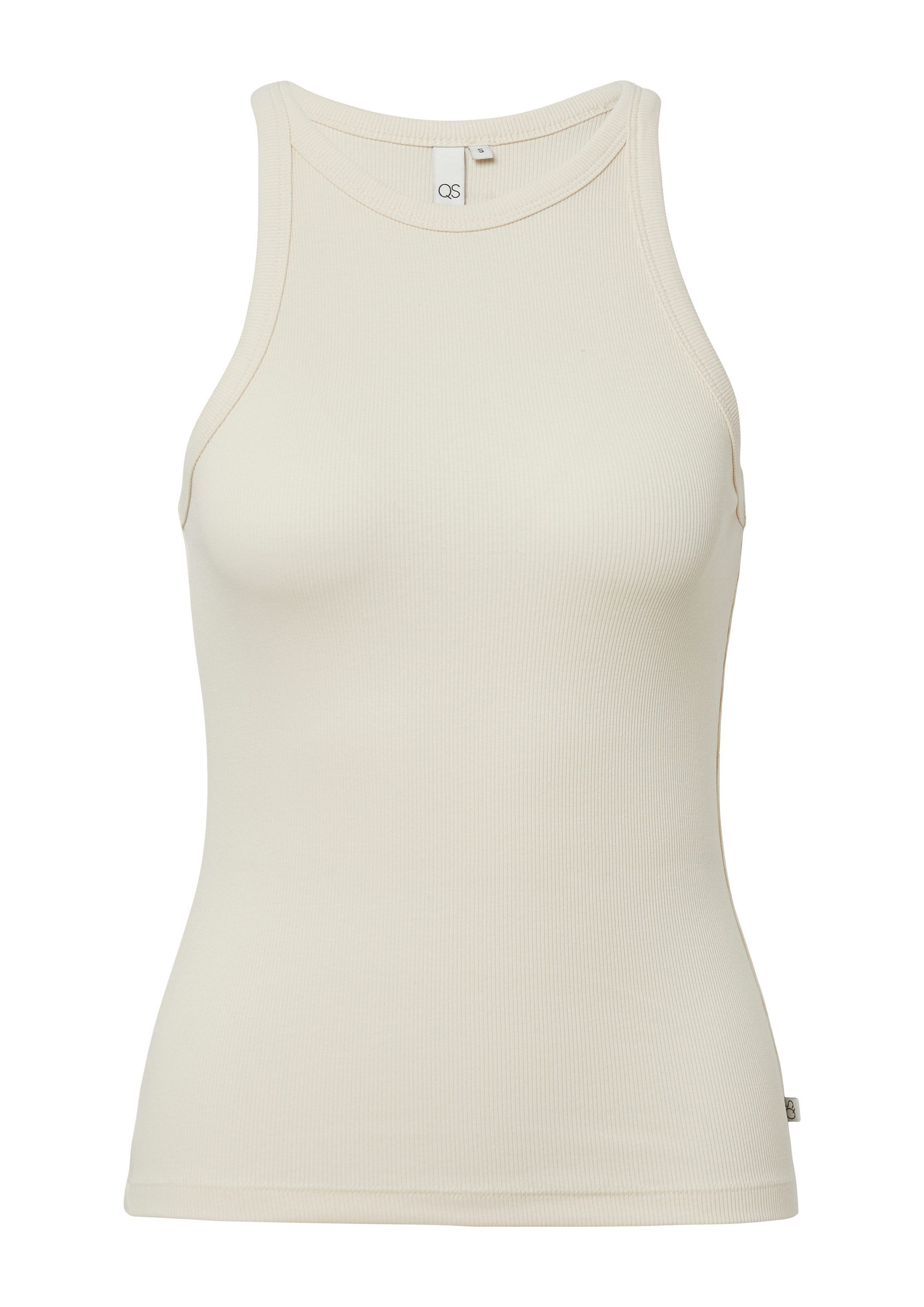 QS Muskelshirt T-Shirt Geripptes Tanktop