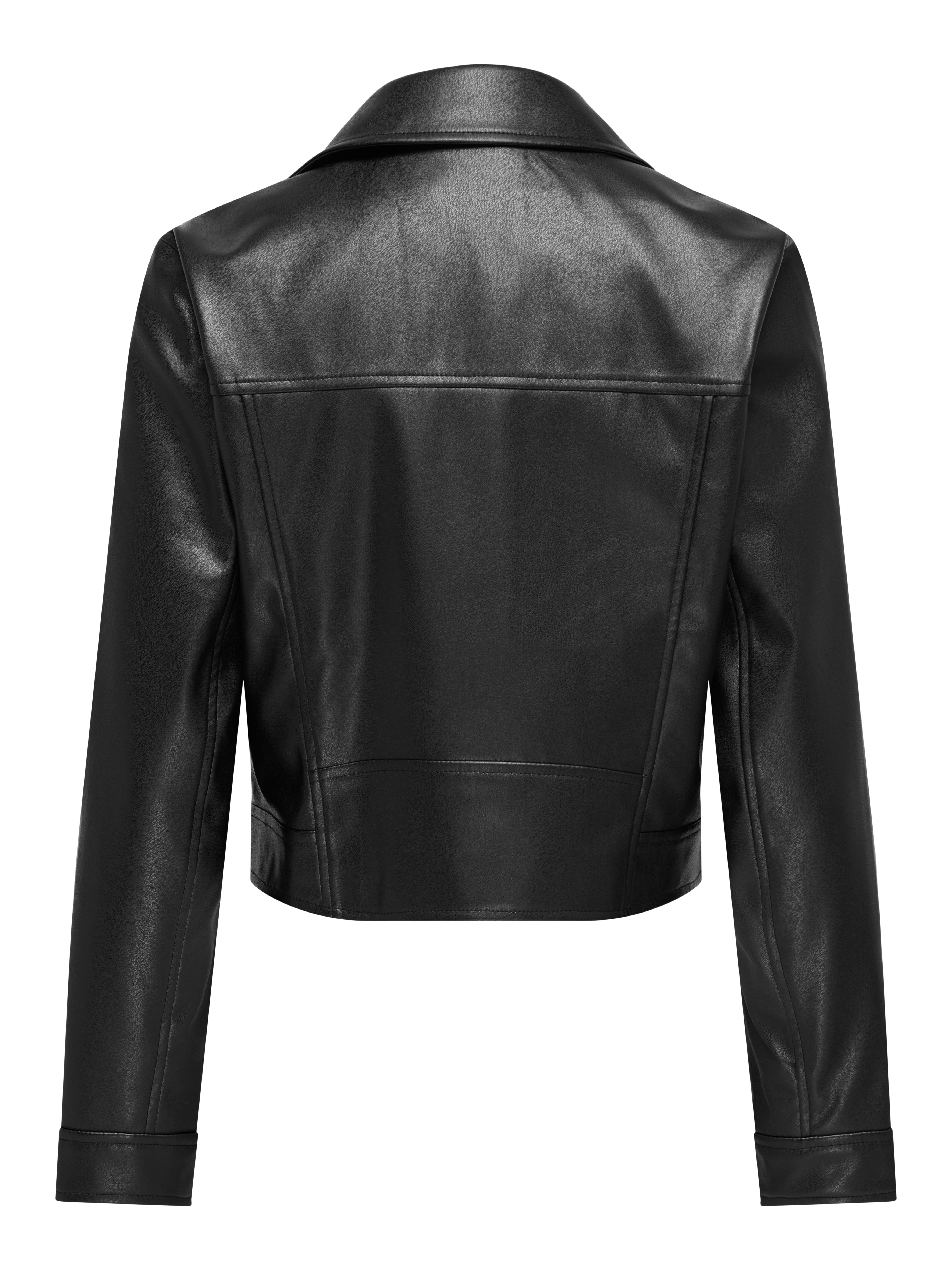 ONLY Lederimitatjacke ONLAVELYN FAUX LEATHER BIKER OTW ZL mit Biker-Style Details