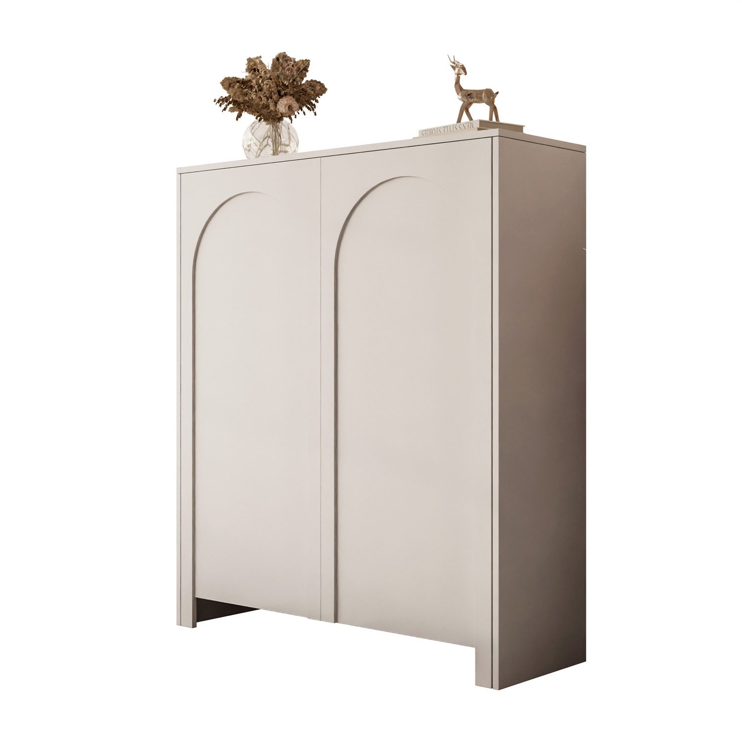 Lookway Kommode ARIADNA, hohe zweitürige Ausführung (1x Kommode), 104x119x35 cm