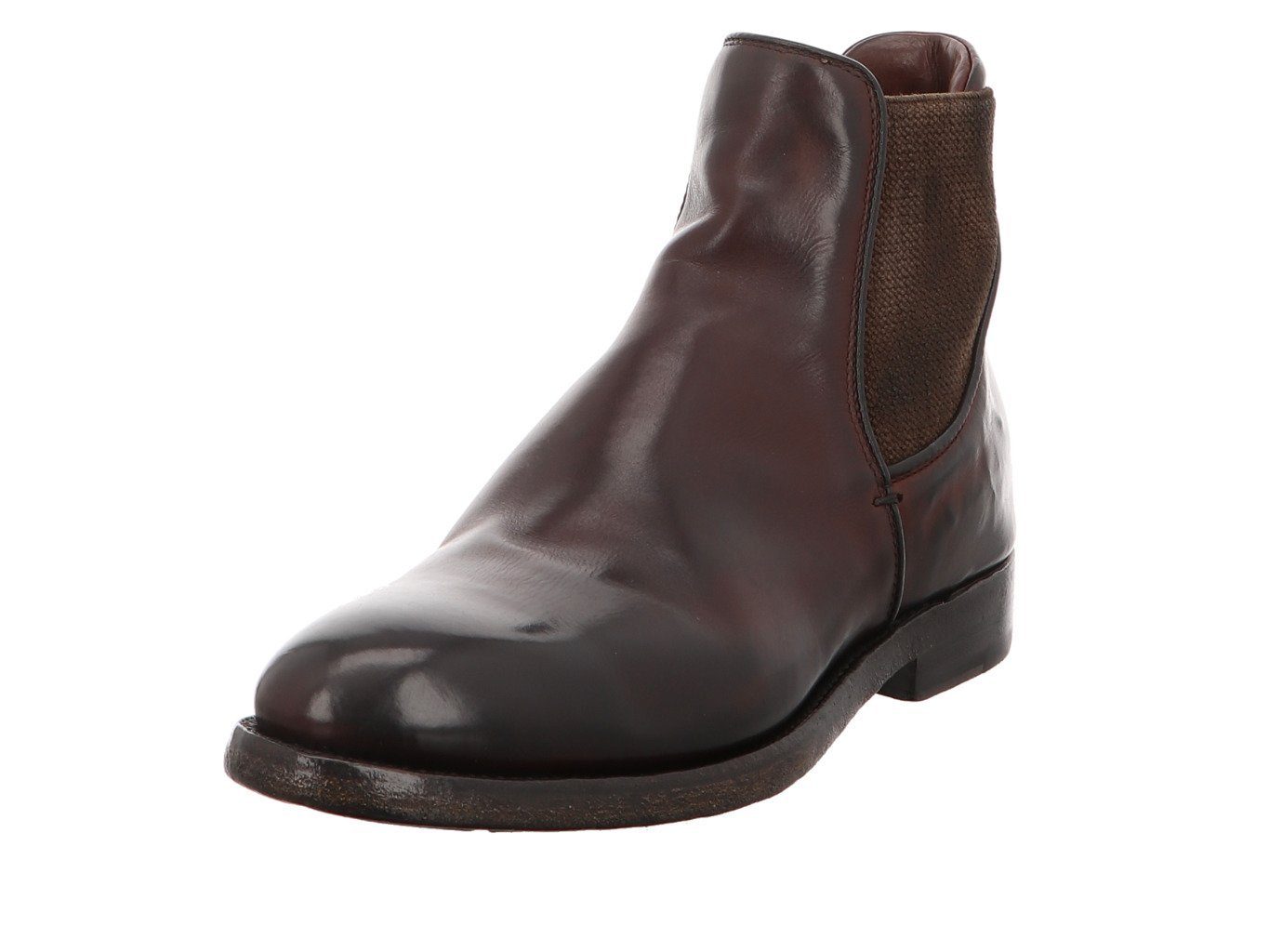 Silvano Sassetti D.Stiefell.kalt bordeaux Stiefelette