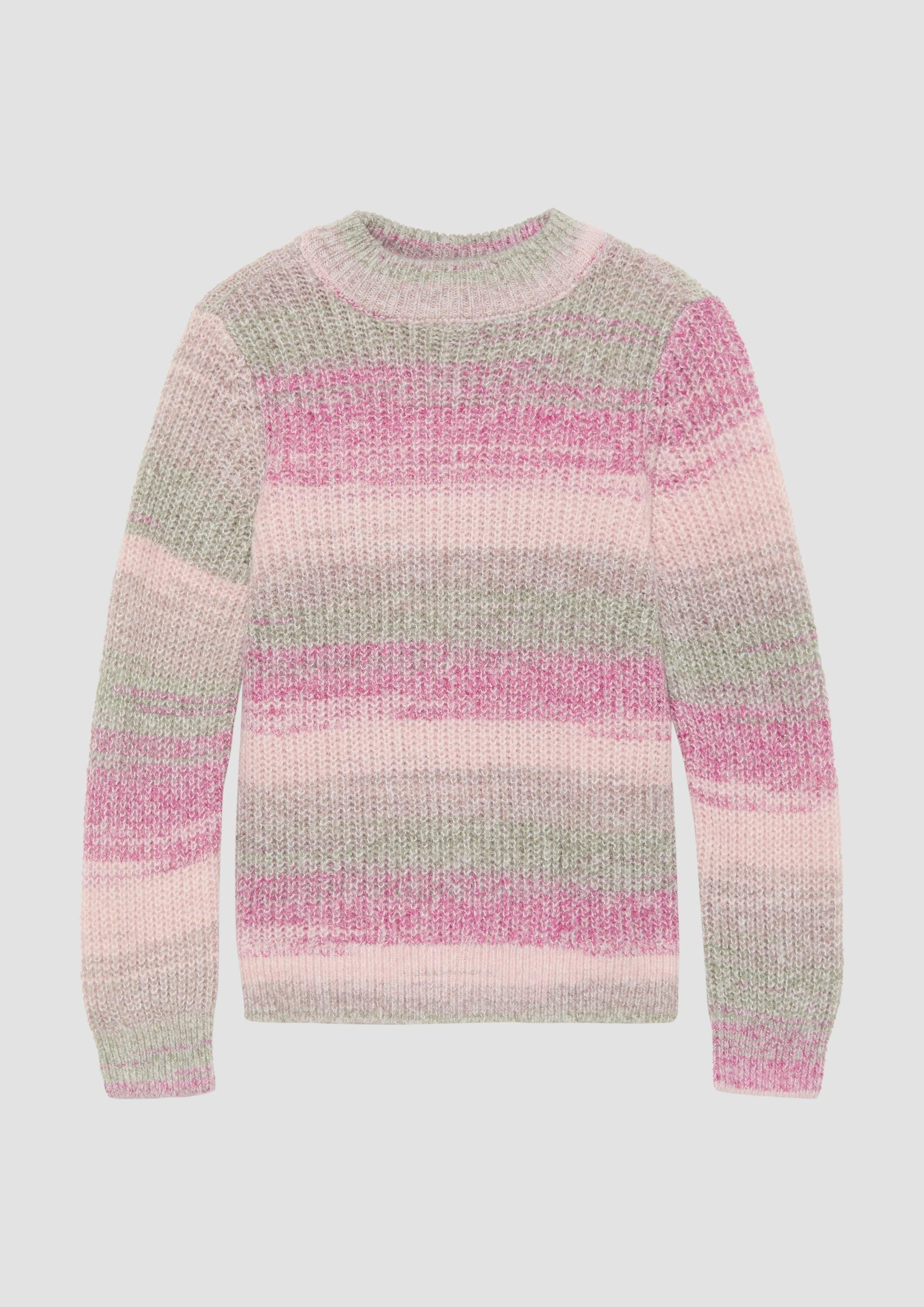 s.Oliver Длинные Вязаные свитера Melierter Вязаные свитера mit Stehkragen