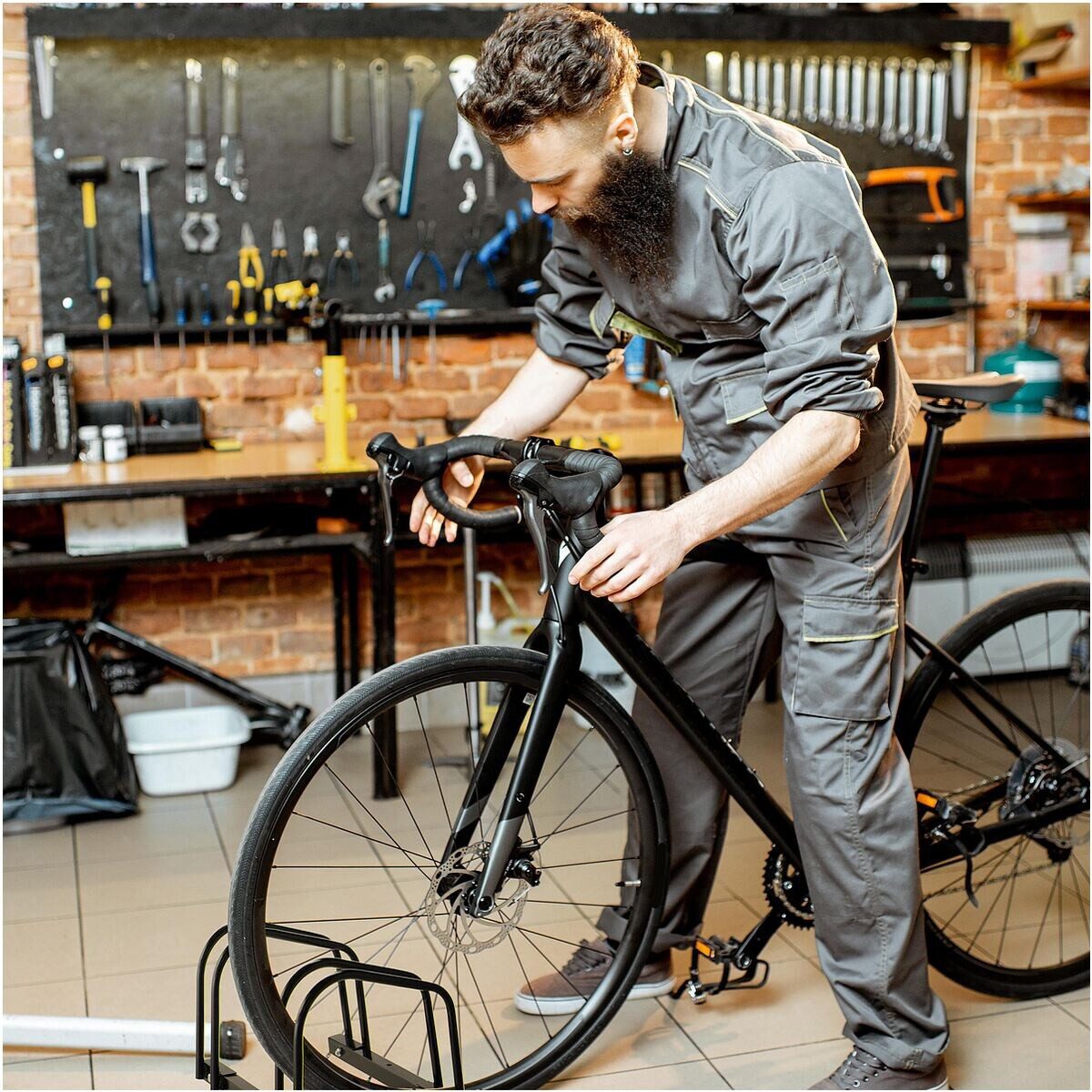 relaxdays Fahrradständer, für 2 Fahrräder