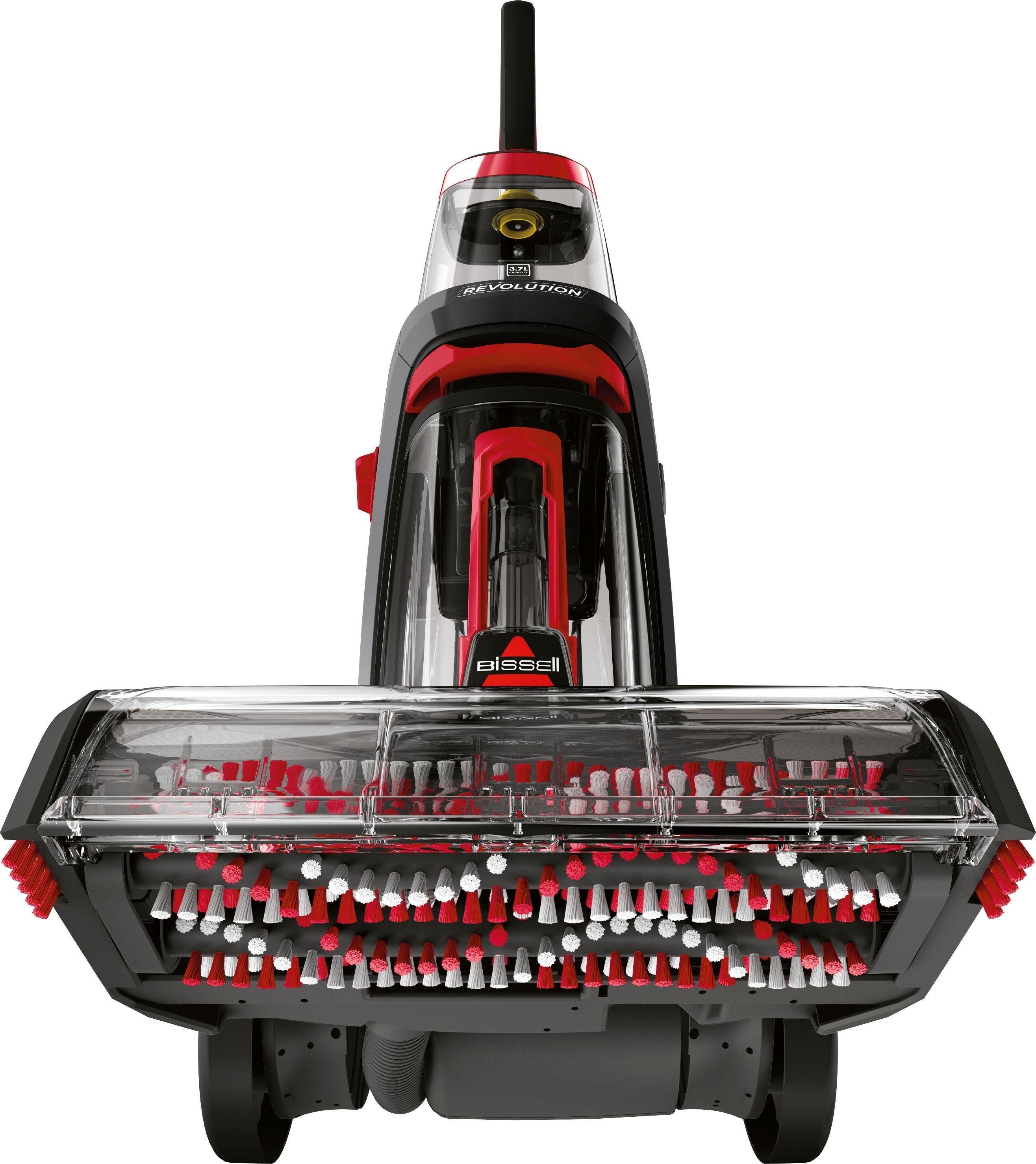 Bissell Wasch-Sauger 1858N, Revolution 2x ProHeat, Heatwave Technologie, 800 W, beutellos, Dual-Tank, reinigt Flecken auf Teppichboden, Polster, Treppe