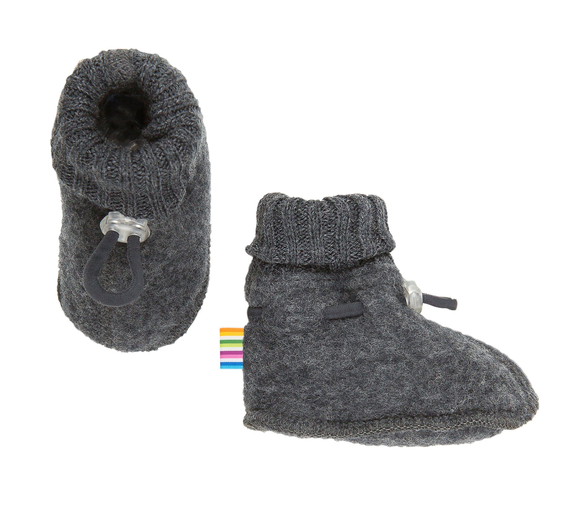 Joha Babystiefel Booties Krabbelschuhe Merino-Wolle