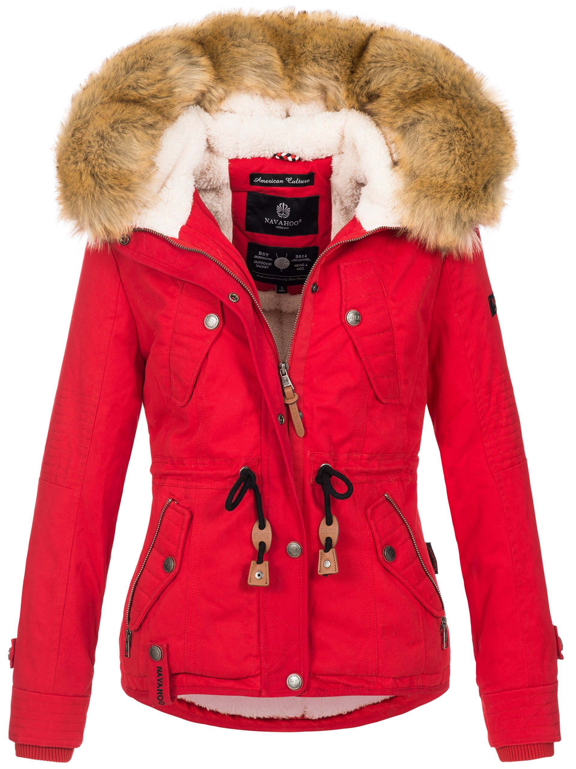 Navahoo Winterjacke Pearl mit warmem Teddyfell günstig online kaufen