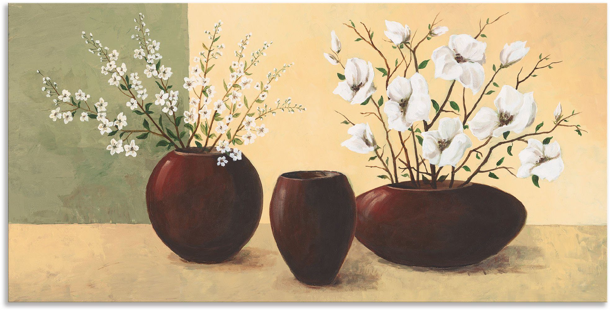 Artland Wandbild Magnolien, Vasen & Töpfe günstig online kaufen