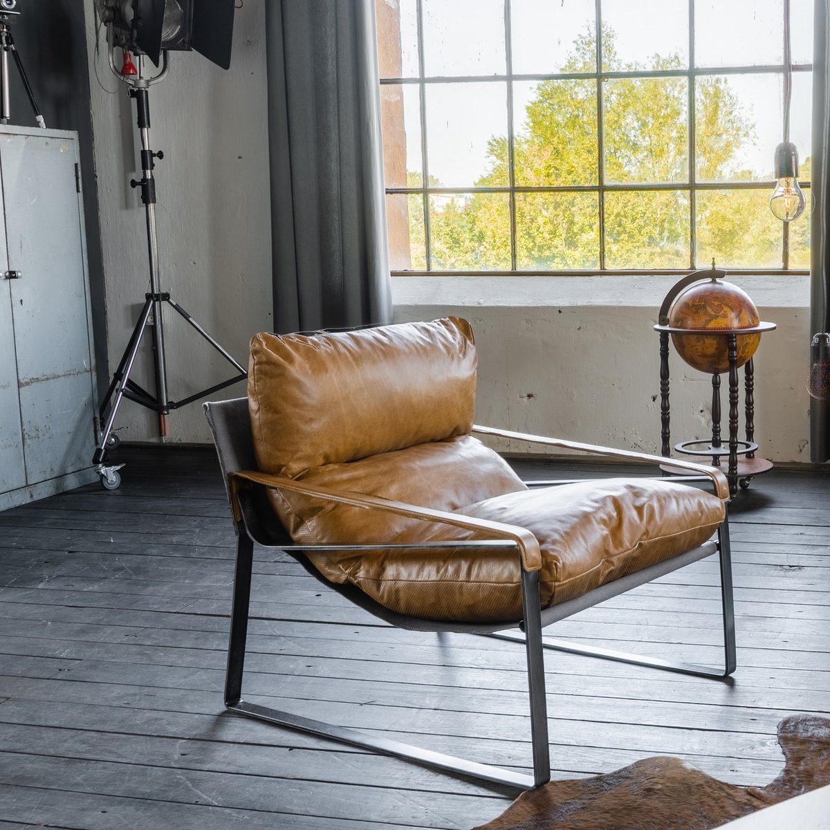 KAWOLA Sessel Vintage-Leder verschiedene Farben »KUBE« online kaufen | OTTO