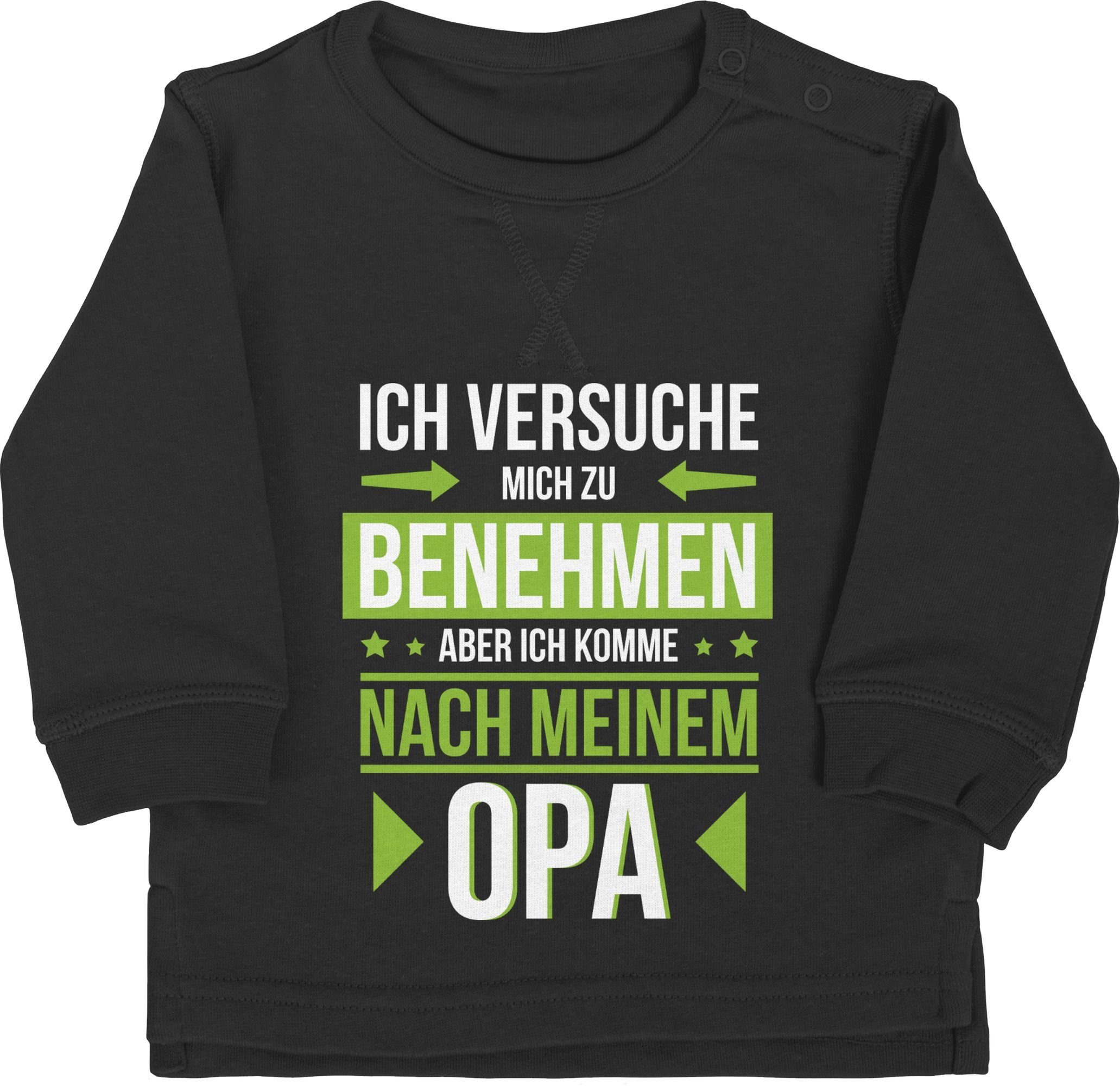 Shirtracer Sweatshirt »Ich versuche mich zu benehmen aber ich komme