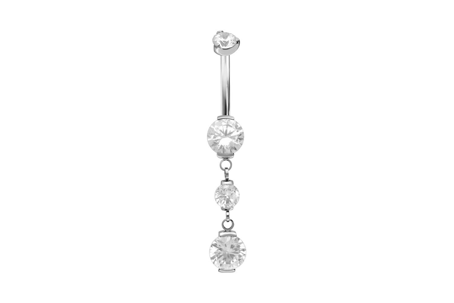 PIERCINGLINE Bauchnabelpiercing Titan Mini Bananabell mit Innengewinde 4 KR günstig online kaufen