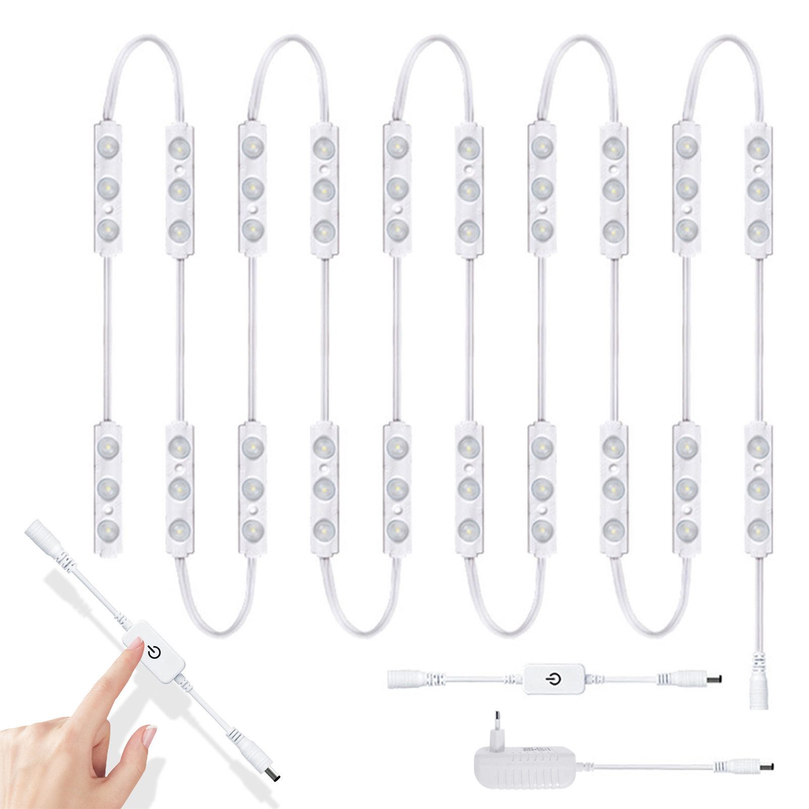 MODFU LED Spiegelleuchte Schminkspiegel Beleuchtung dimmbar günstig online kaufen