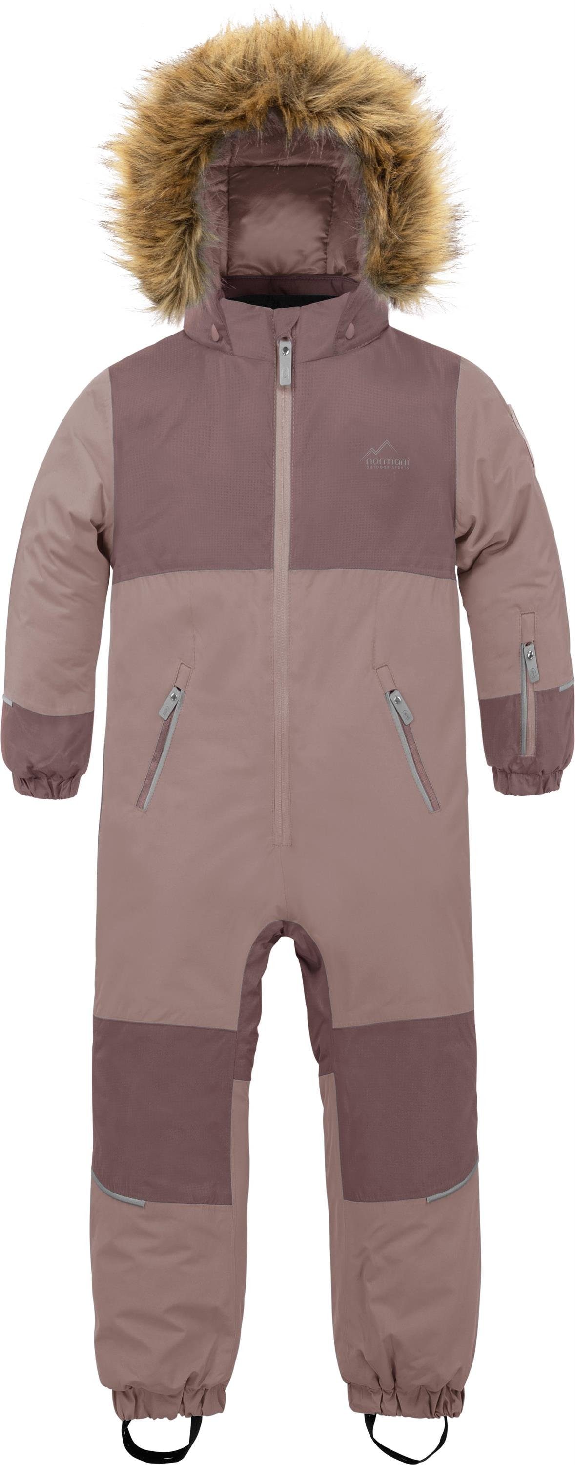 normani Schneeoverall Kinder Winter Overall Kular Kinder Winteranzug - Wasserdichter gefütterter Regenoverall