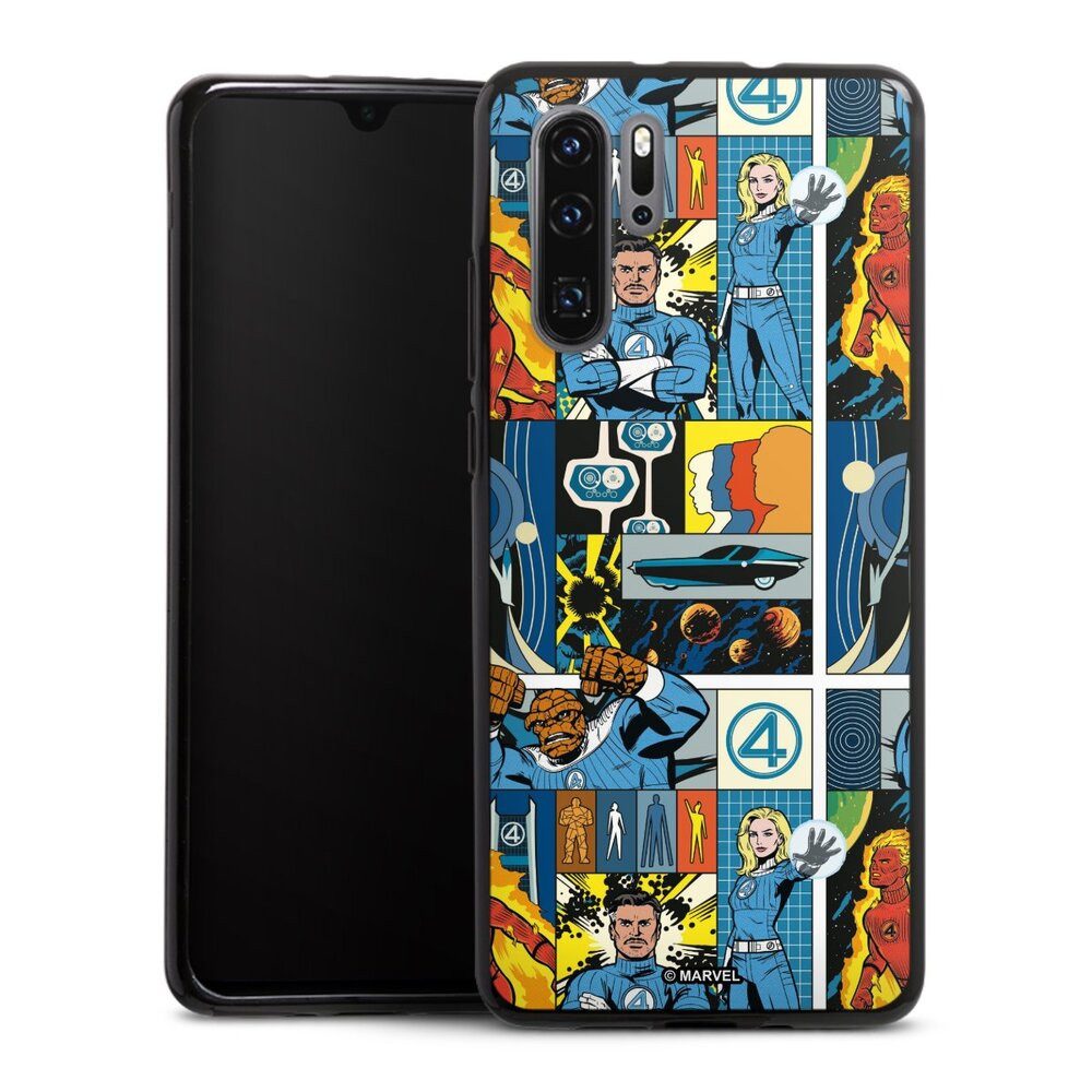 DeinDesign Handyhülle Marvel The Fantastic Four Offizielles Lizenzprodukt, Huawei P30 Pro New Edition Silikon Hülle Bumper Case Handy Schutzhülle
