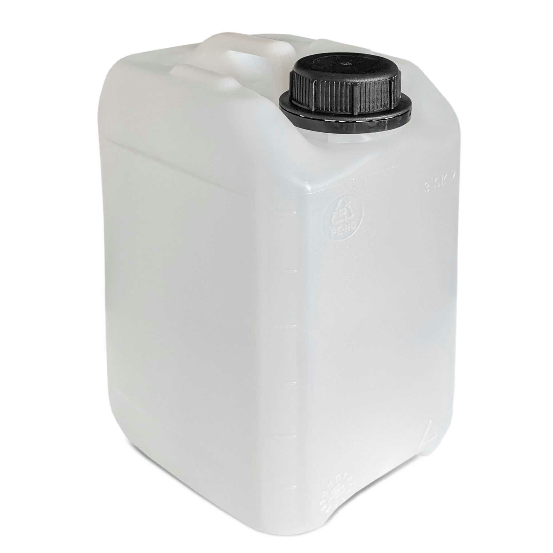 Plasteo Kanister 3 l Kanister Leerkanister naturfarben DIN45 (Sparset, 3 St), Mit UN-Zulassung