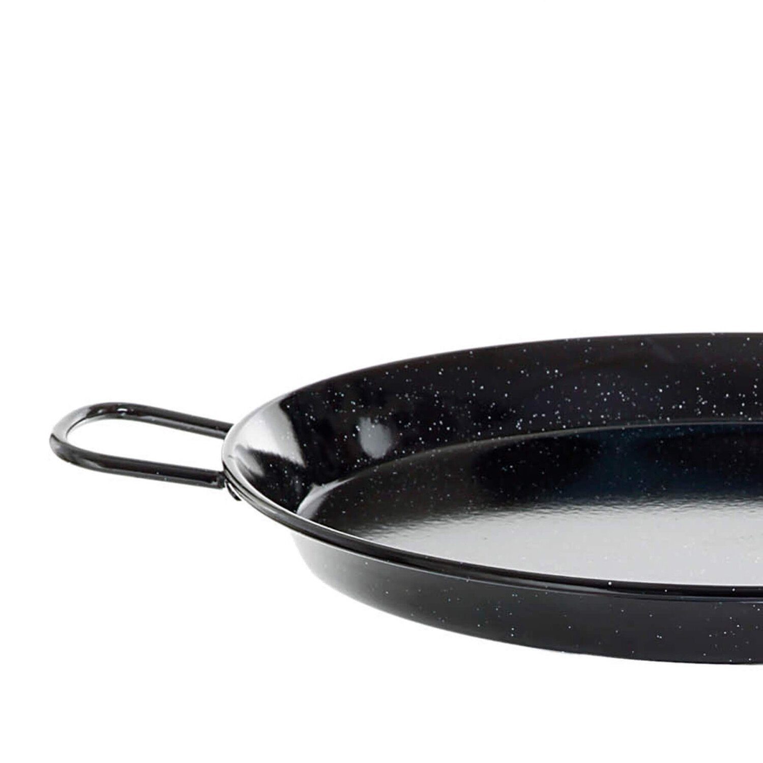 Paellapfanne Paella-Pfanne VALENCIANA D: 38cm - Stahl emailliert - zwei Griffe
