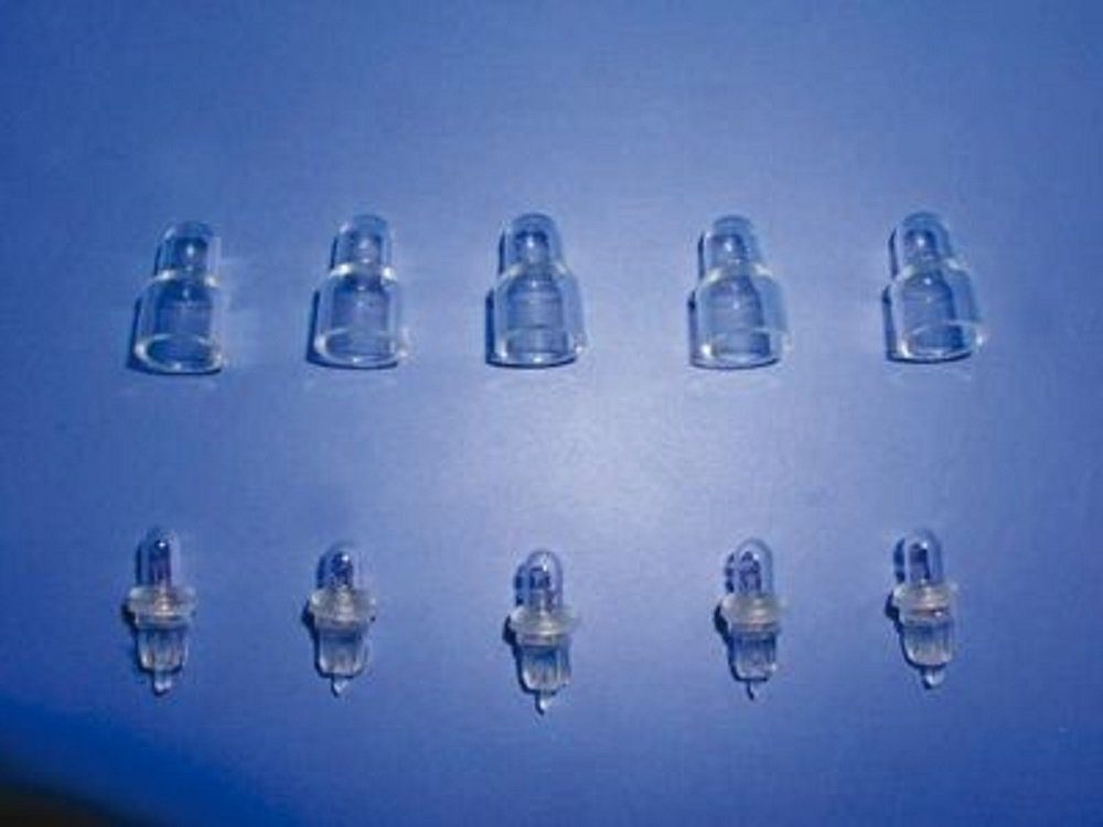 Hellum LED-Leuchtmittel Hellum 5 x Microkerze 6V klar/transparent (verlängerbare Kette)