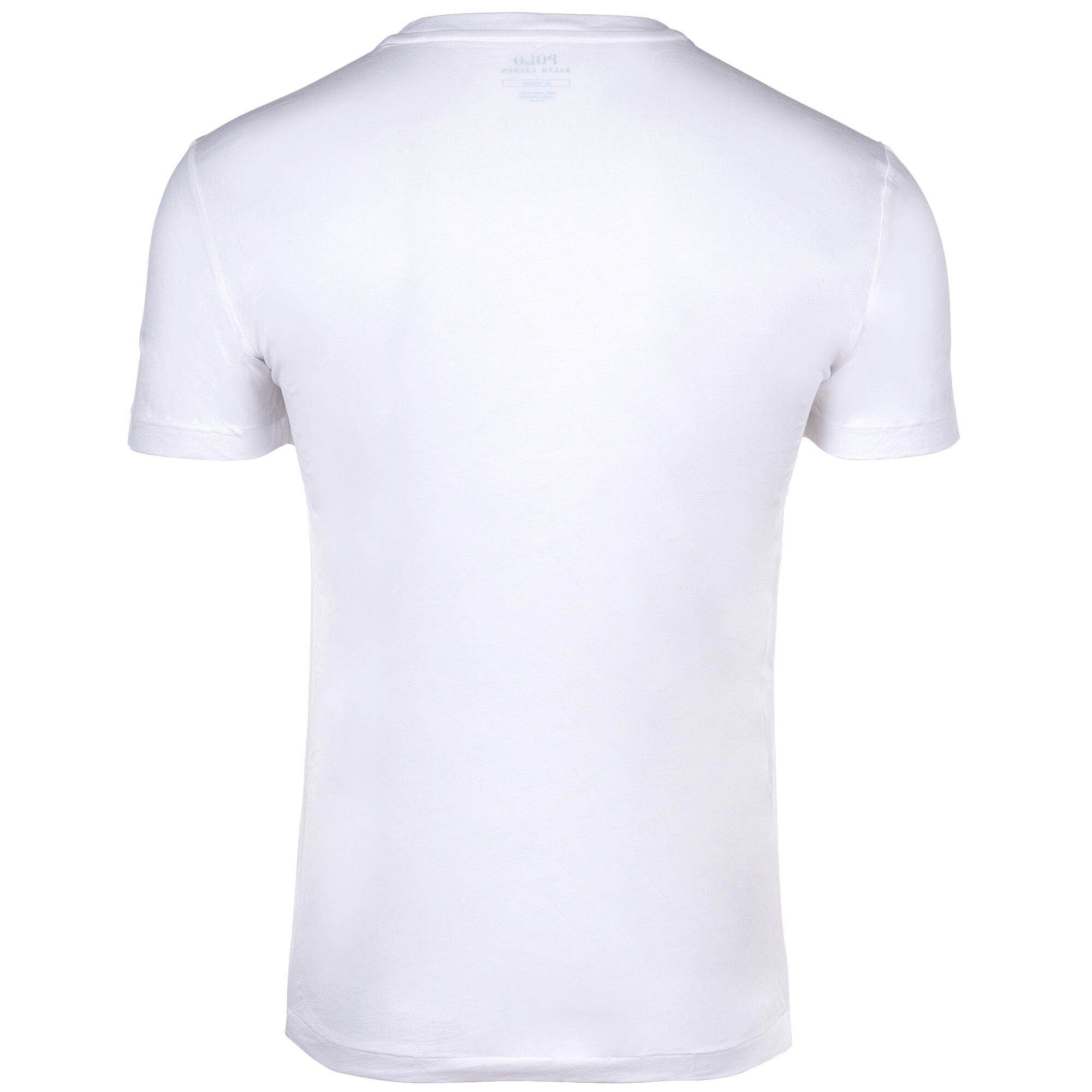 Polo Weiß/Grau/Schwarz Ralph 3-PACK-CREW T-Shirt T-Shirts, 3er Herren Pack CREW Lauren -