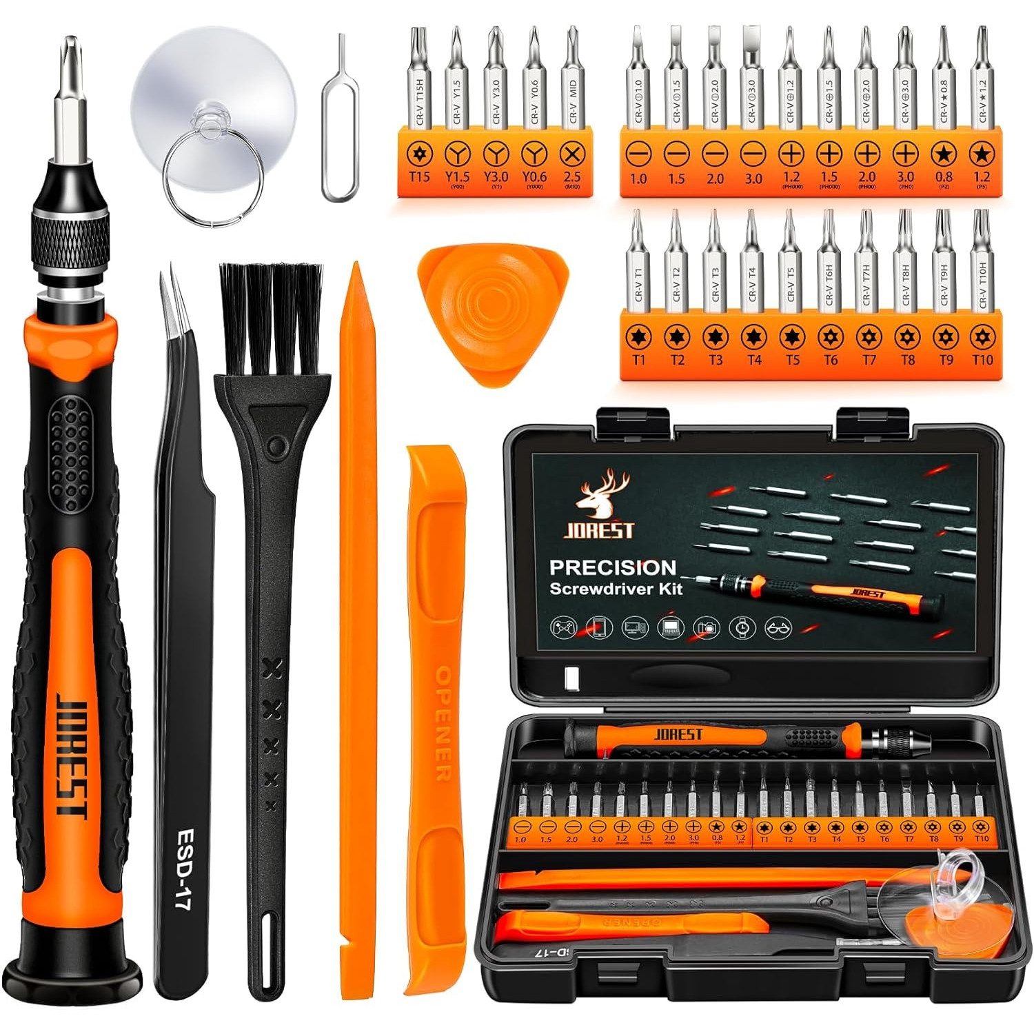Patches 33Pcs Feinmechaniker Schraubendreher Set Mini Werkzeug Kit mit Torx