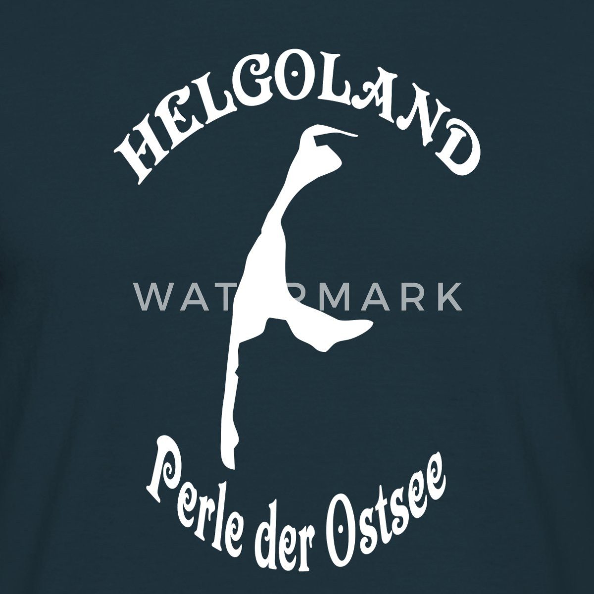 Spreadshirt T-Shirt Helgoland Sylt Perle Der günstig online kaufen