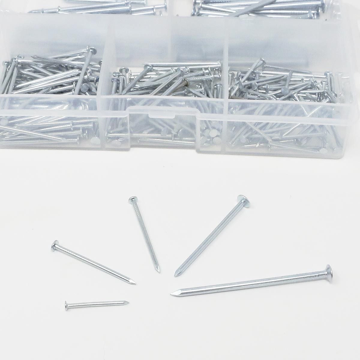 world-trading-net Stahlnagel Stahl-Nagel-Sortiment 275 Teile, 5 Nageltypen