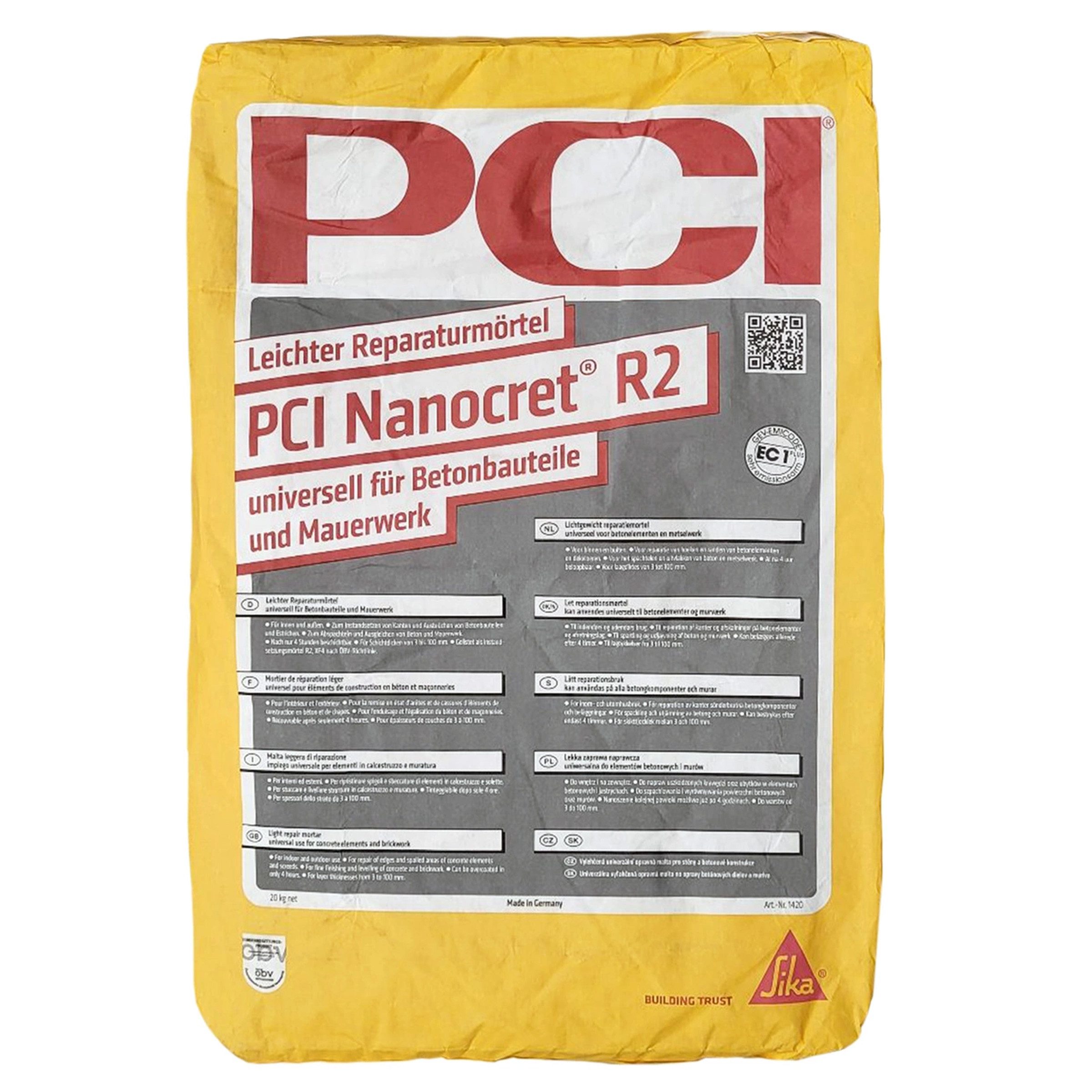 PCI Mörtel PCI Nanocret R2 / R3 Betonreparatur Instandsetzungsmörtel Mörtel