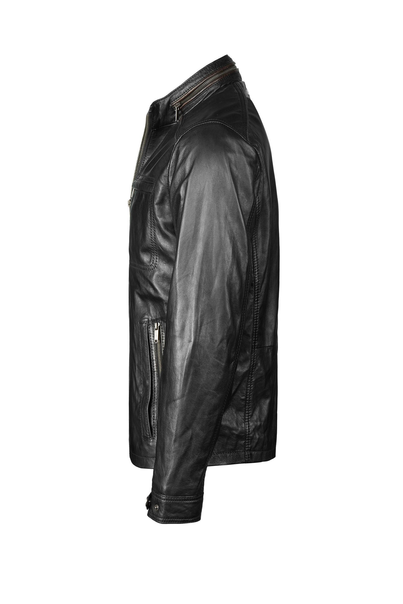 bugatti Lederjacke BURICCARDO (1-St) aus weichem Leder